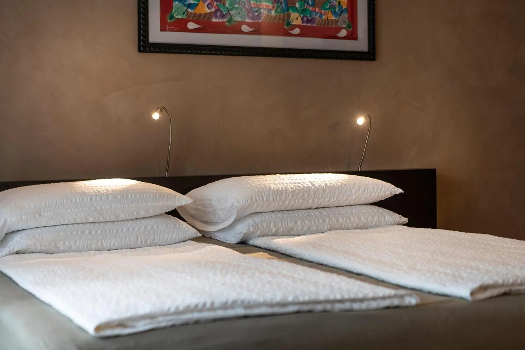 Bed in Ambienthotel PrimaLuna 3S