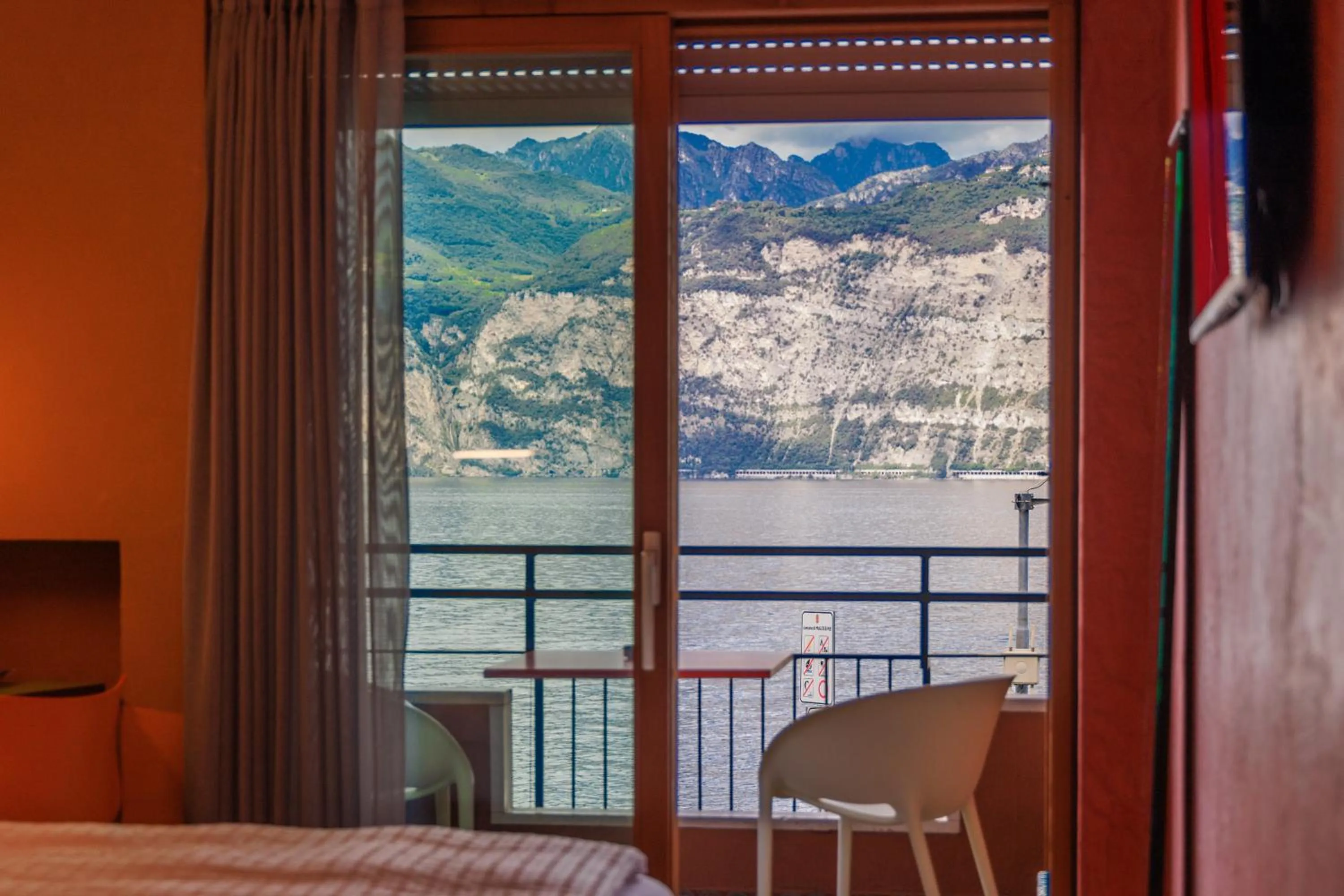 View (from property/room), Bed in Ambienthotel PrimaLuna 3S