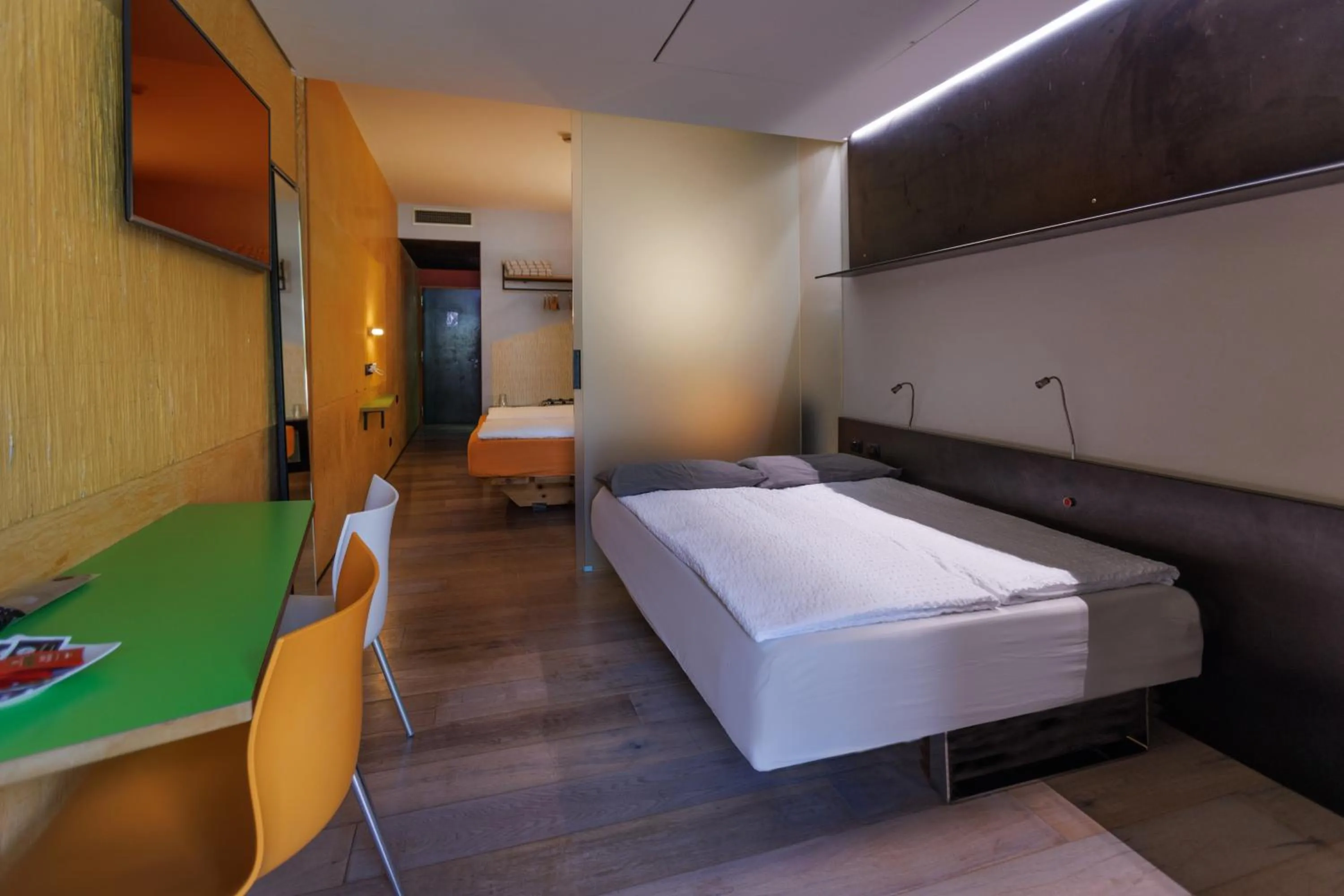 Bed in Ambienthotel PrimaLuna 3S