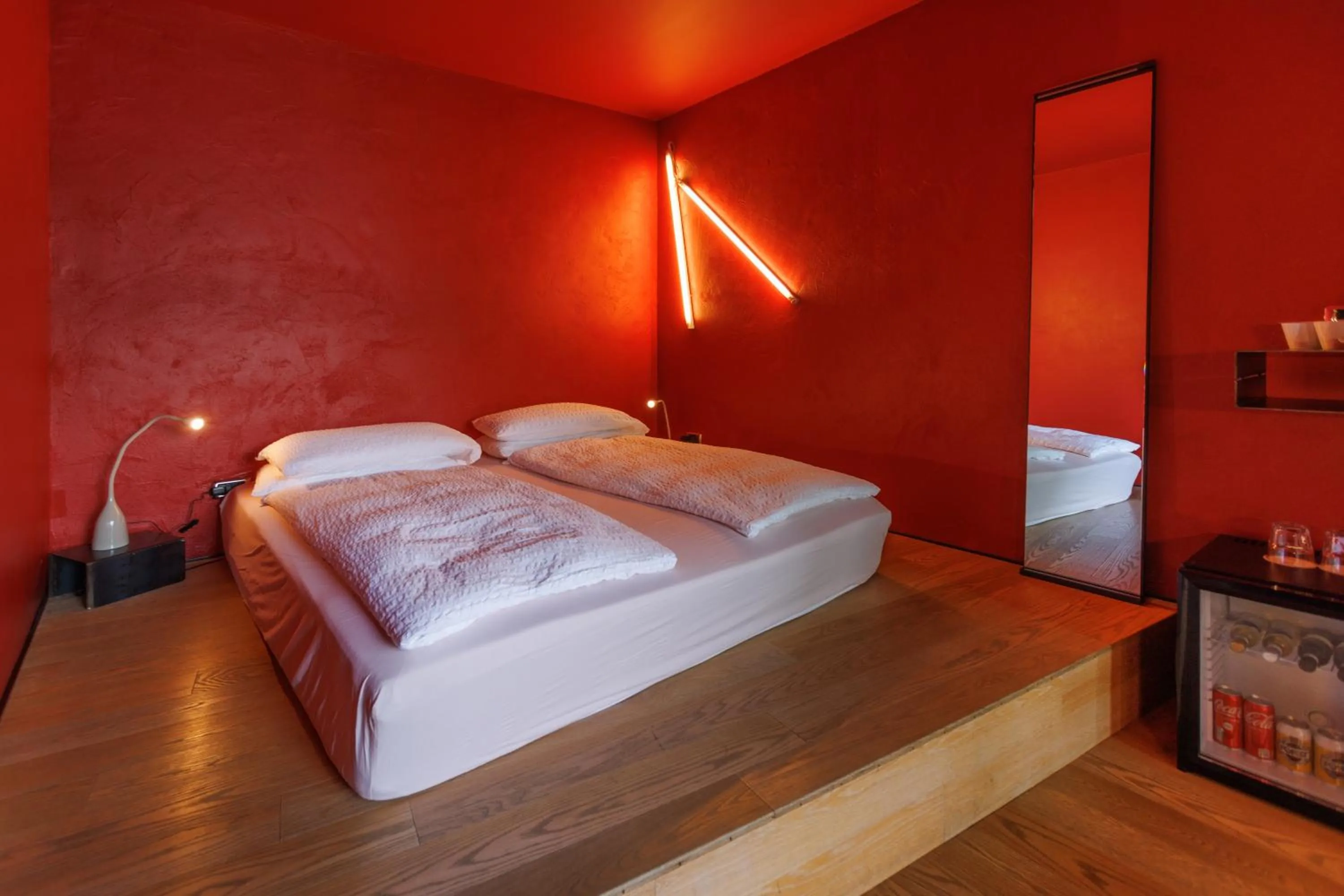 Bed in Ambienthotel PrimaLuna 3S