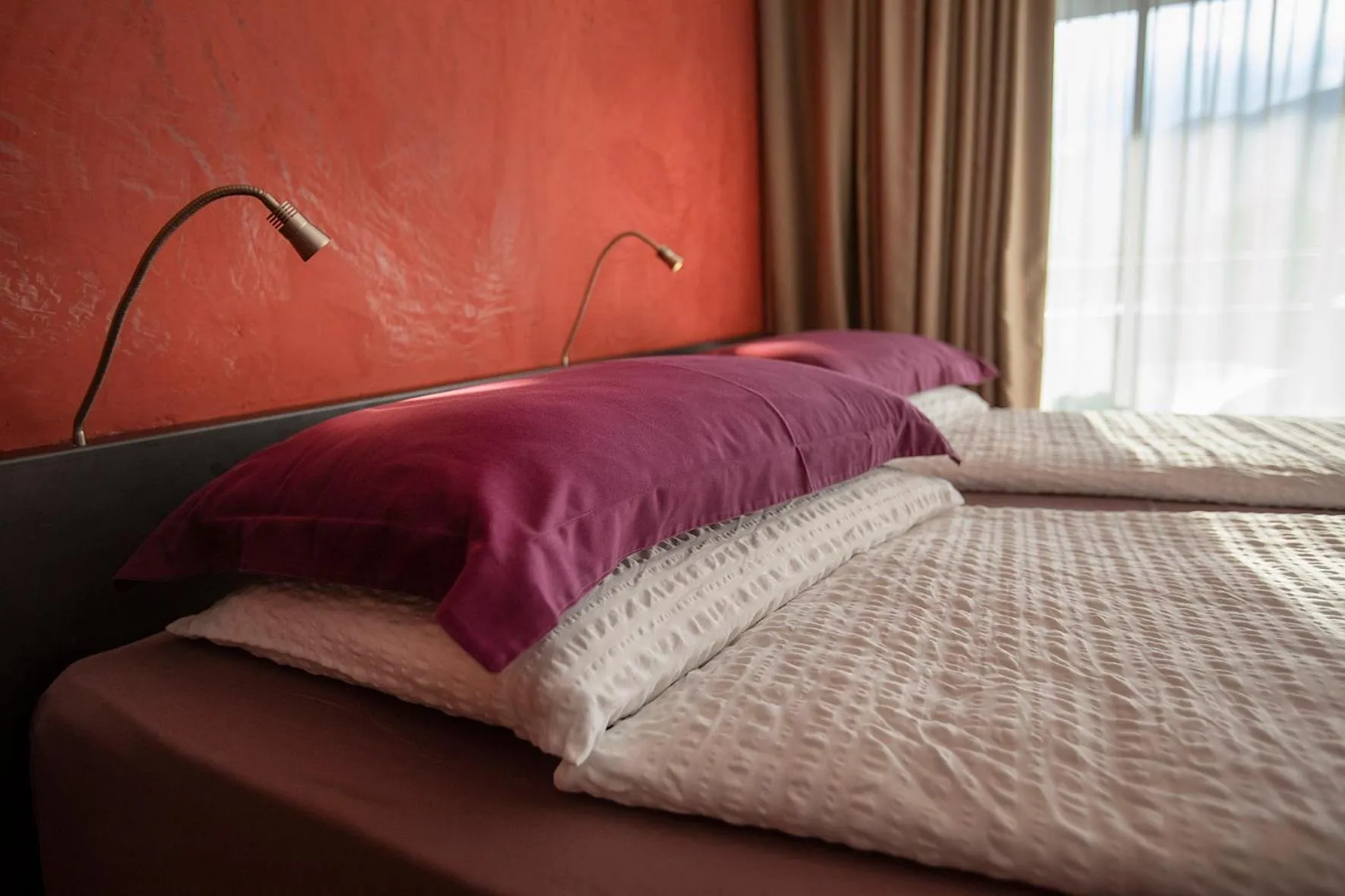 Bed in Ambienthotel PrimaLuna 3S