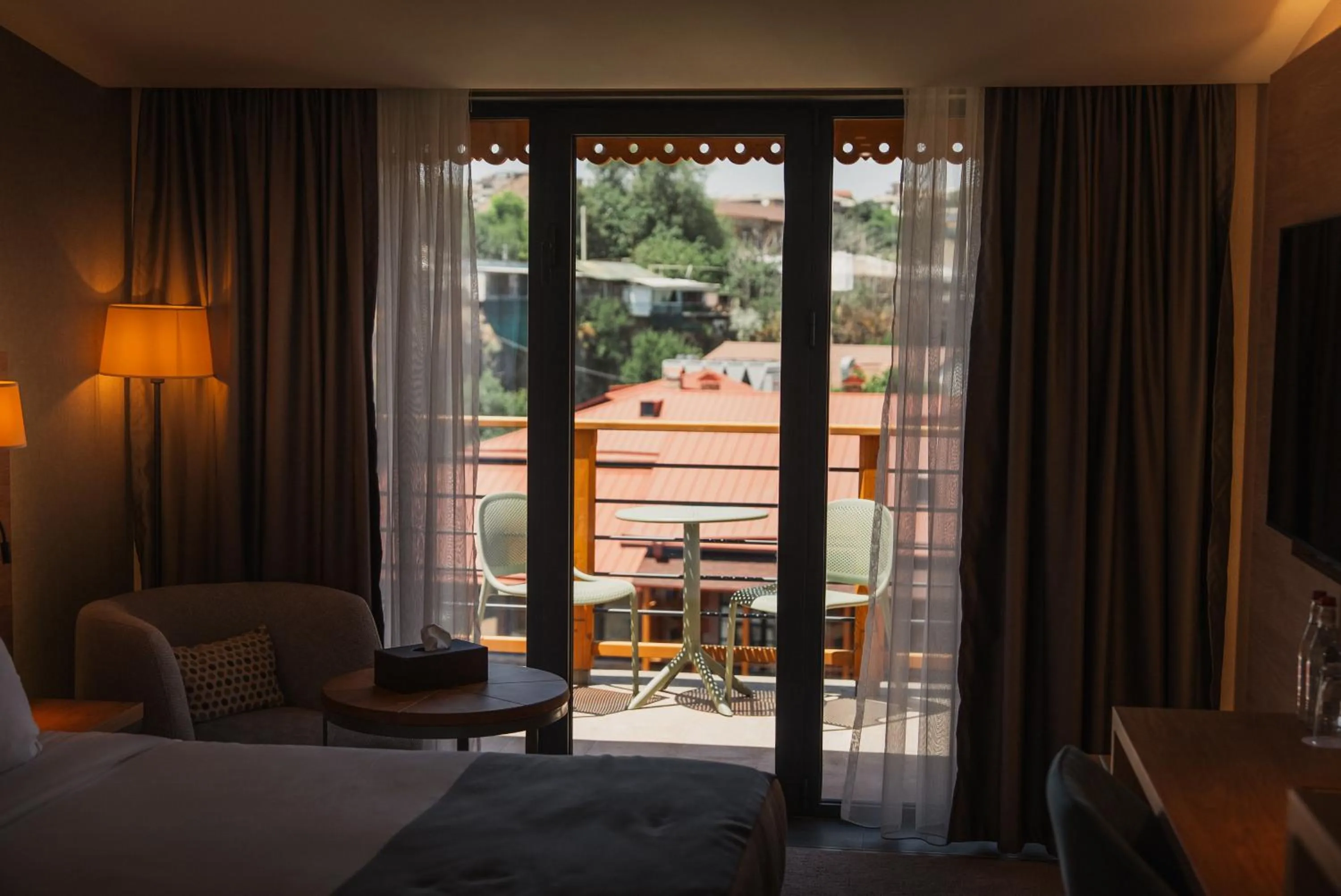 View (from property/room), Bed in Red Bridge Yerevan