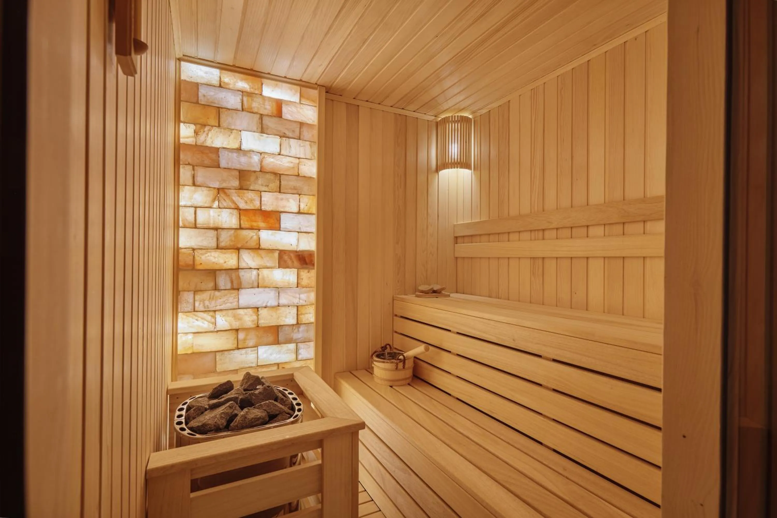 Sauna in Wulfenia Hotel & Spa