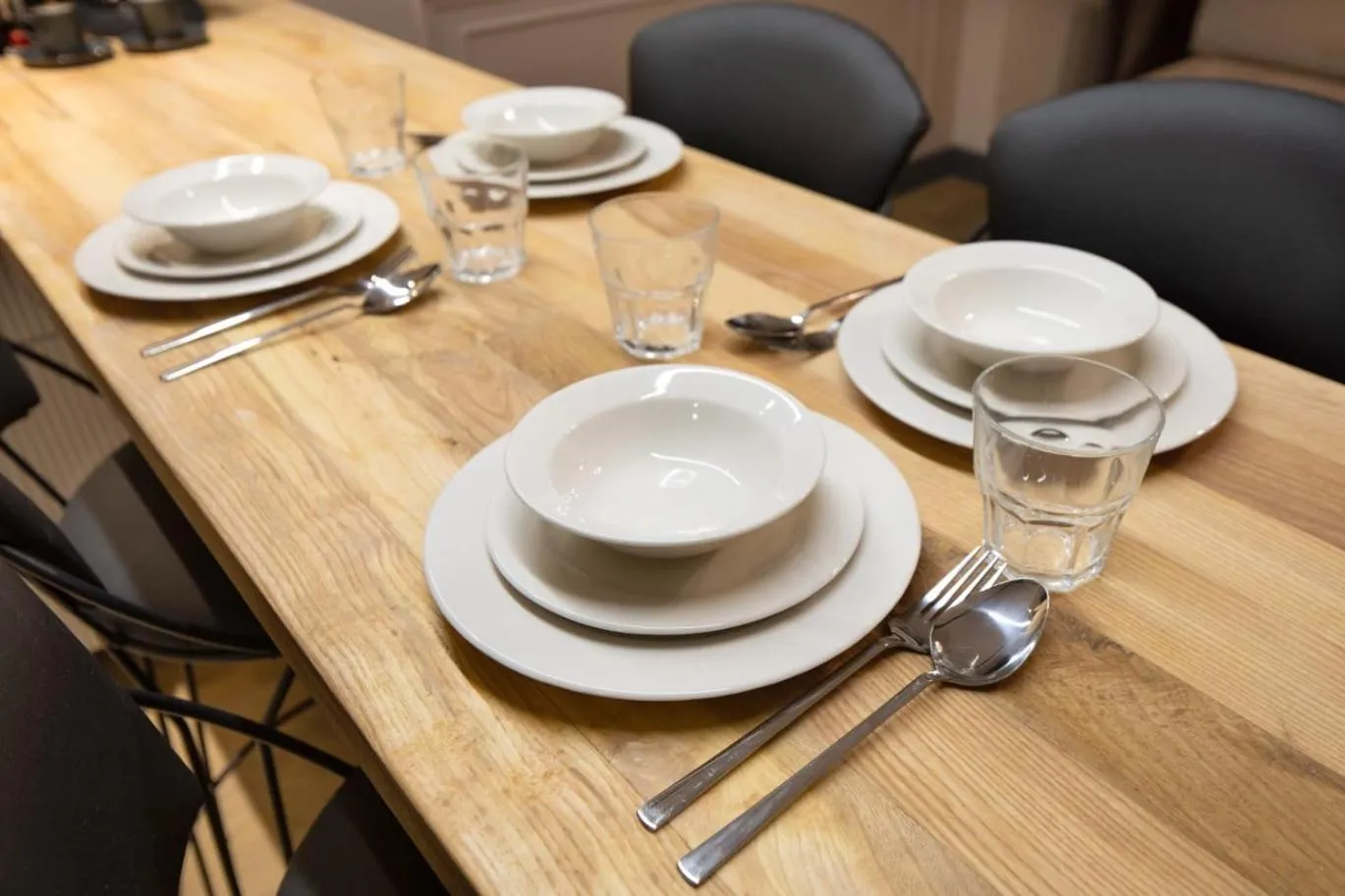 Dining area in Şişli Family Time Suites