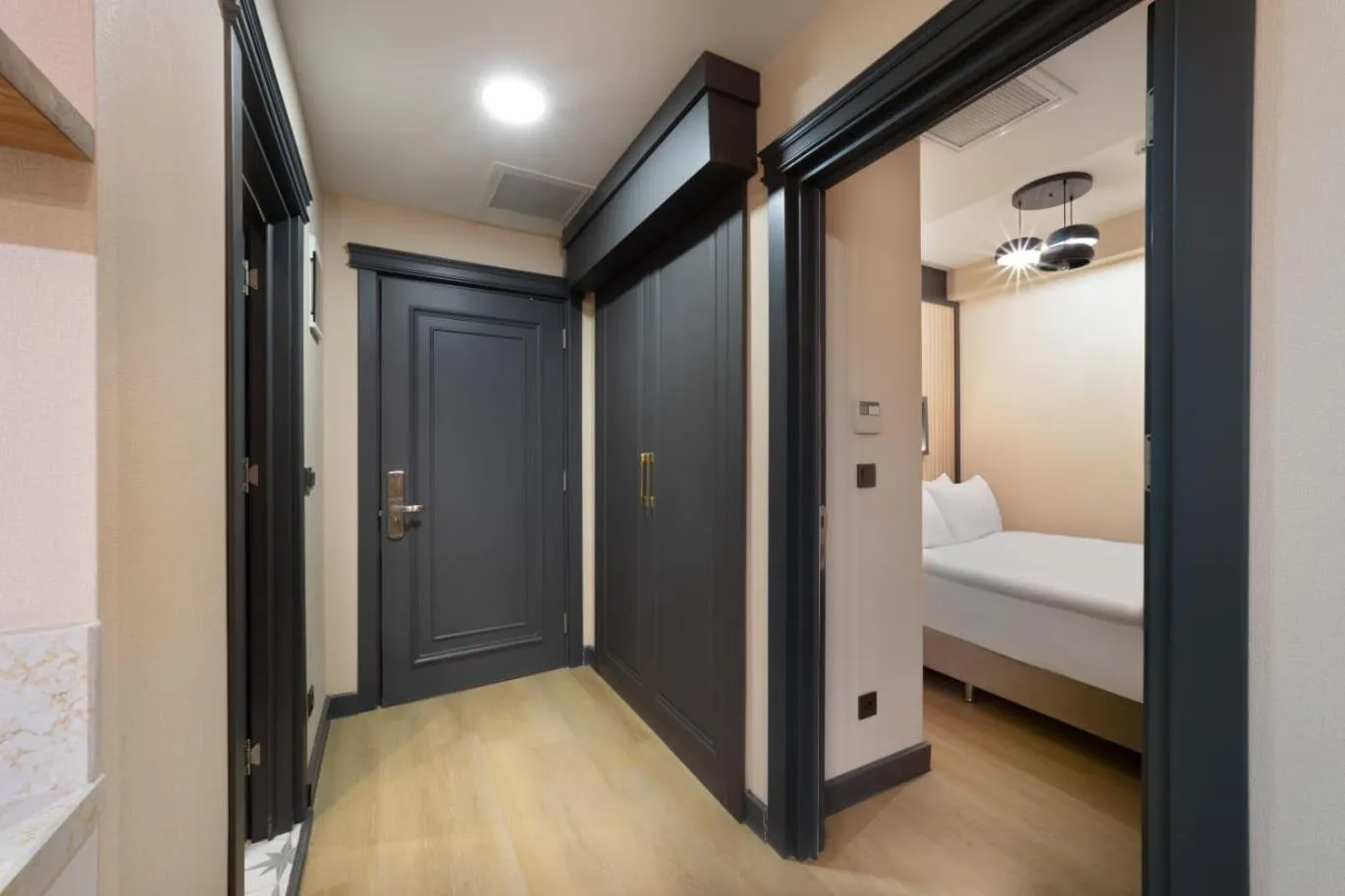 Bed in Şişli Family Time Suites