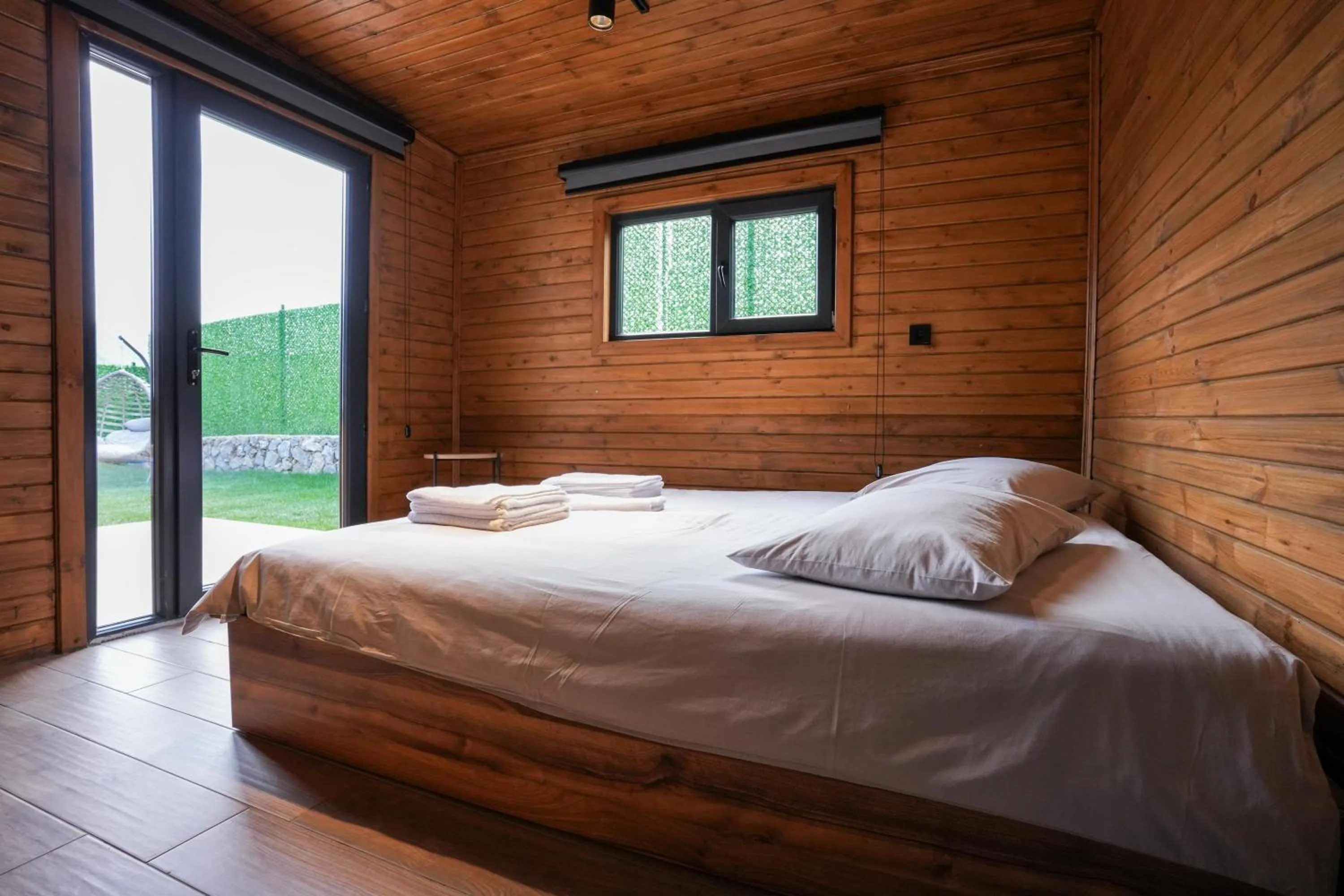 Bed in Happy Enjoy Bungalow