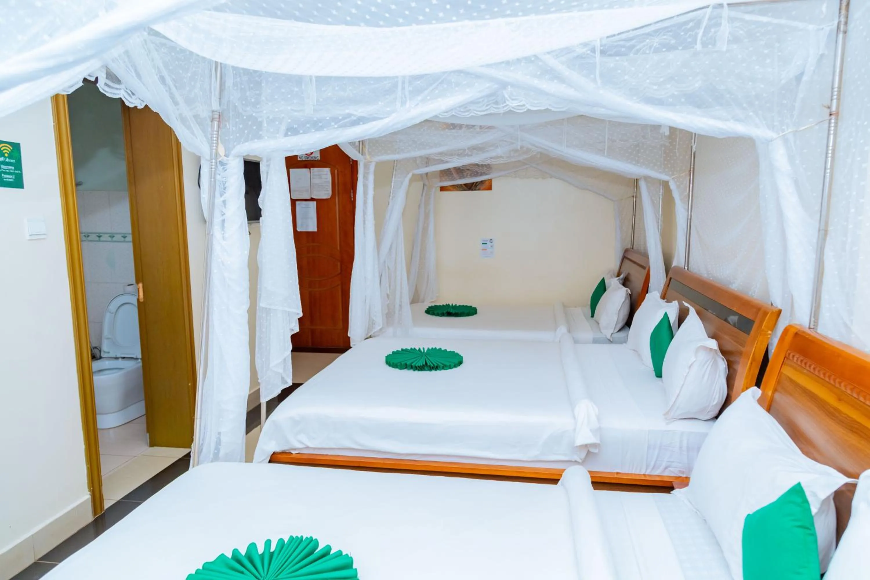 Bed in Five to Five Hotel