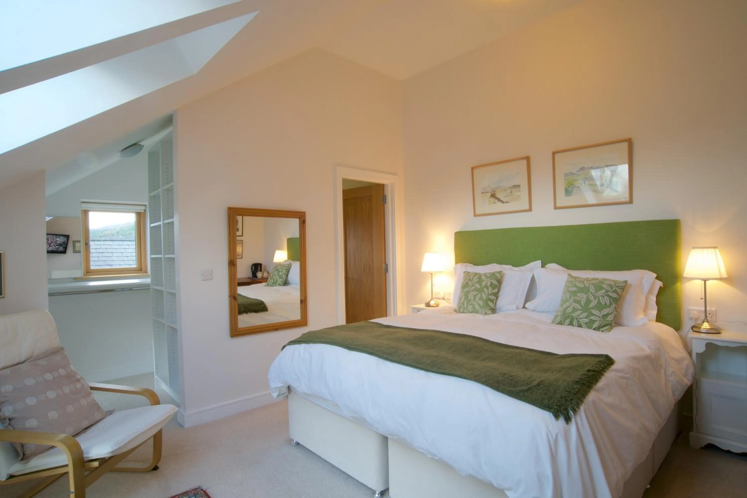 Bed in Cherryhill Lodge