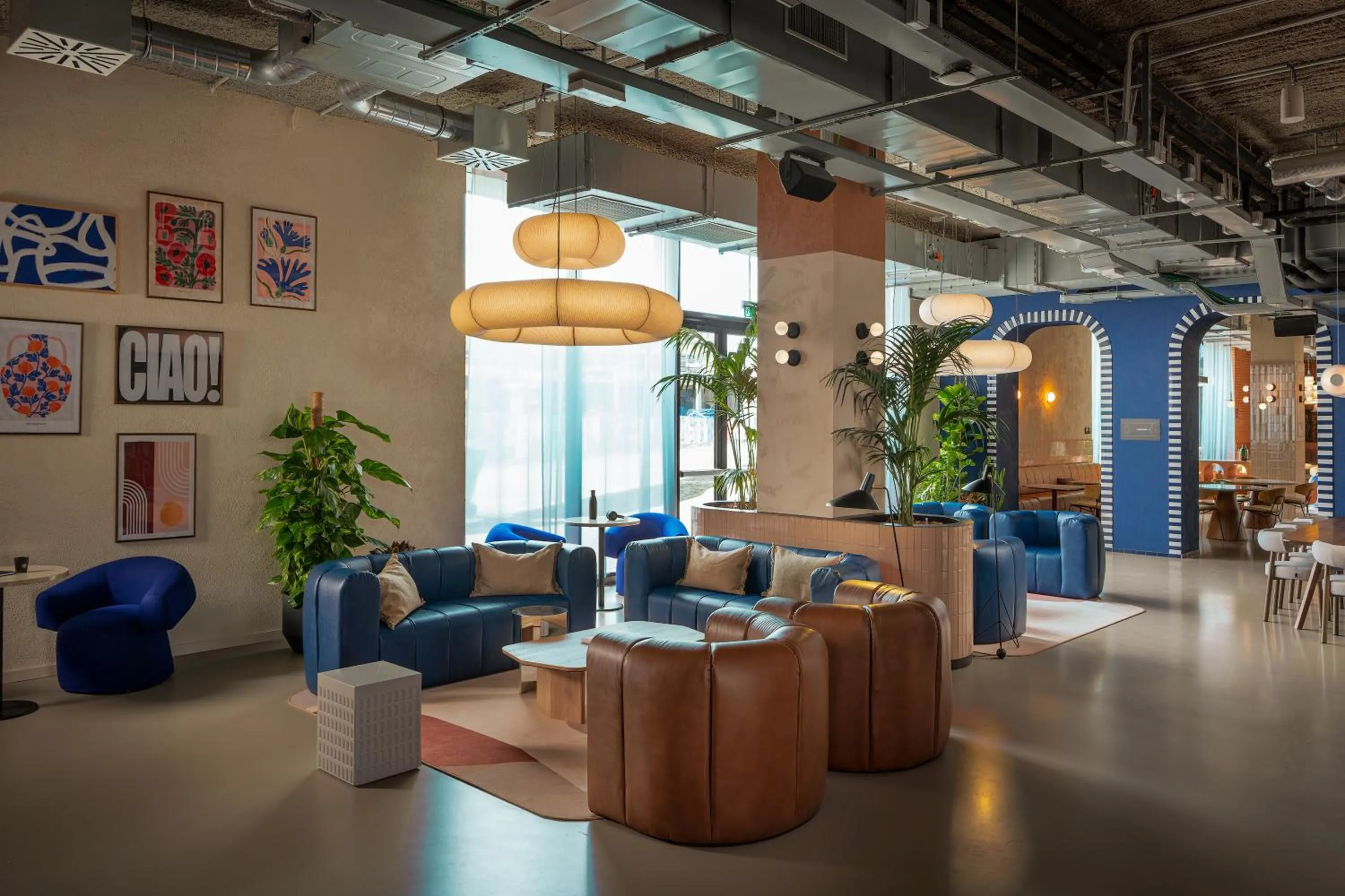 Lobby or reception in The Social Hub Rome