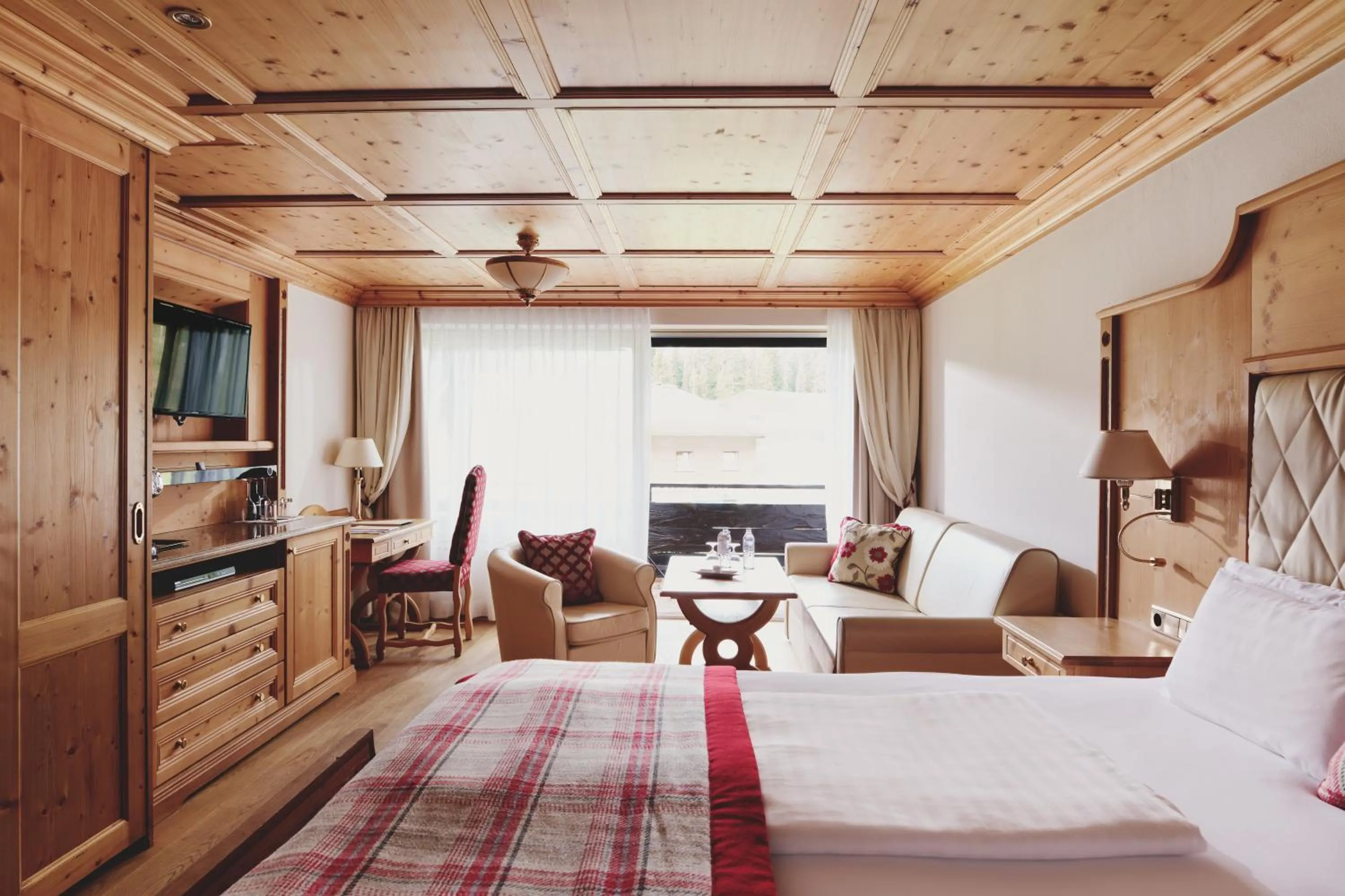 Photo of the whole room, Bed in Burg Hotel Oberlech