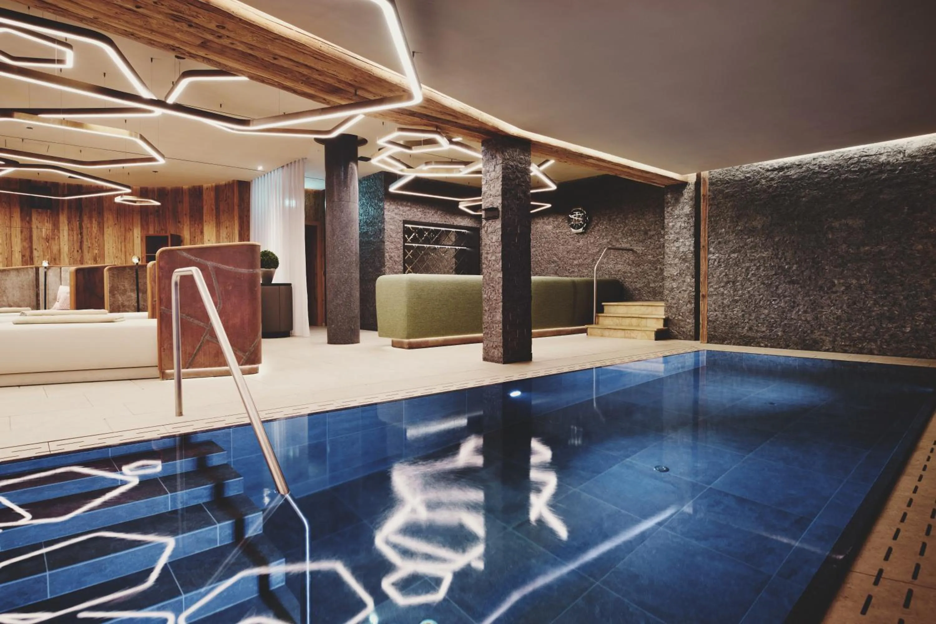 Swimming pool in Burg Hotel Oberlech