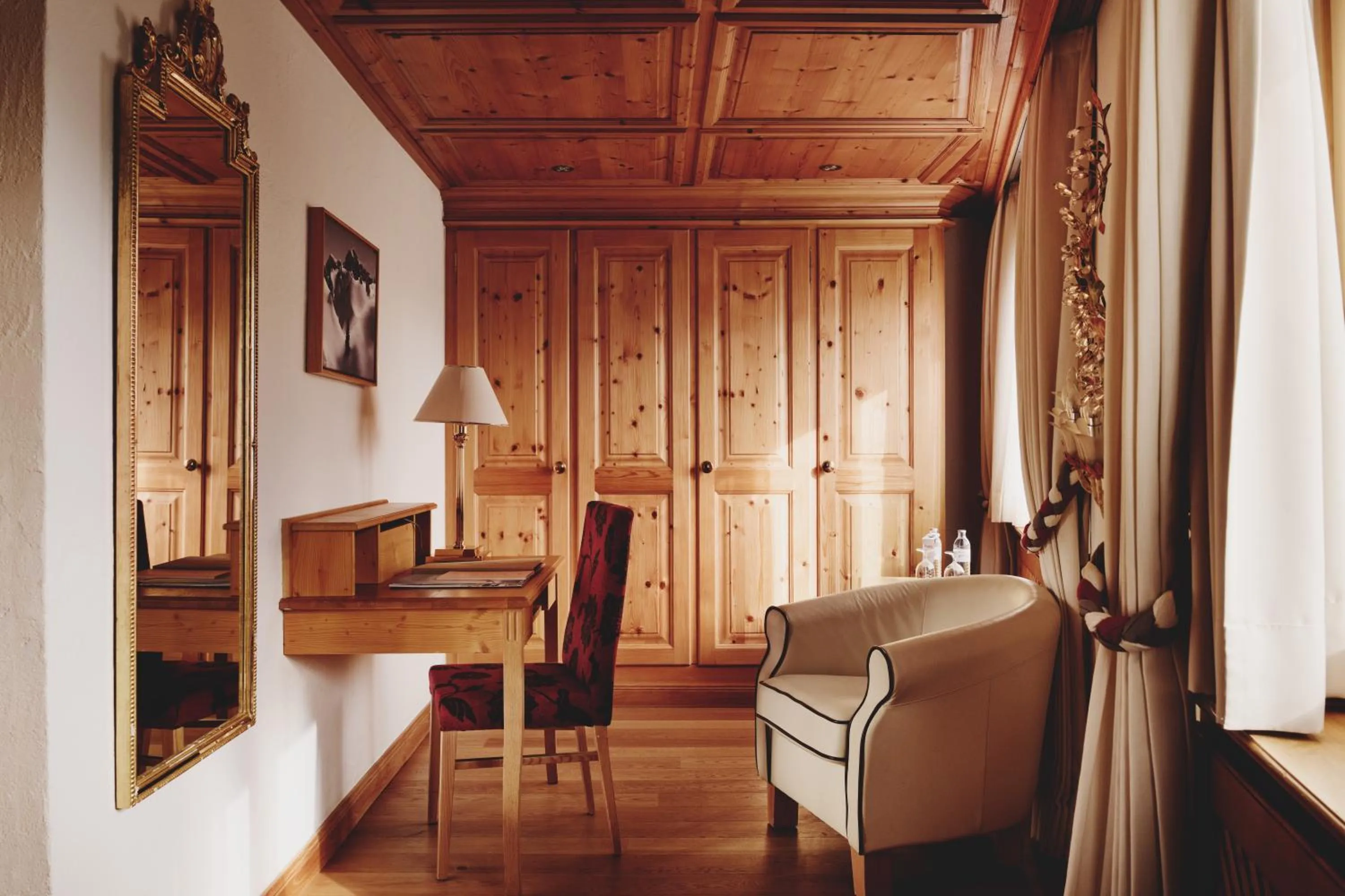 Seating area in Burg Hotel Oberlech