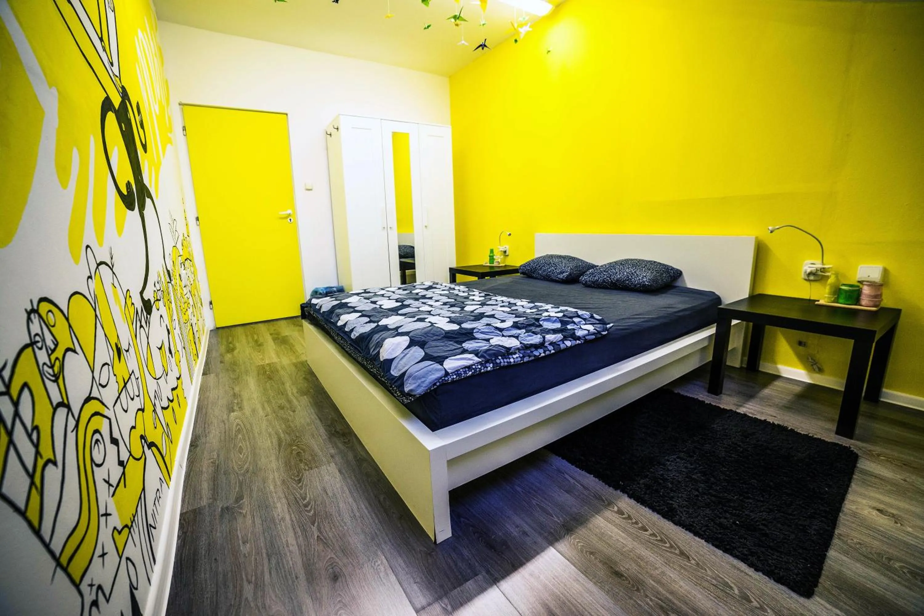Bed in Nitra Glycerin Hostel