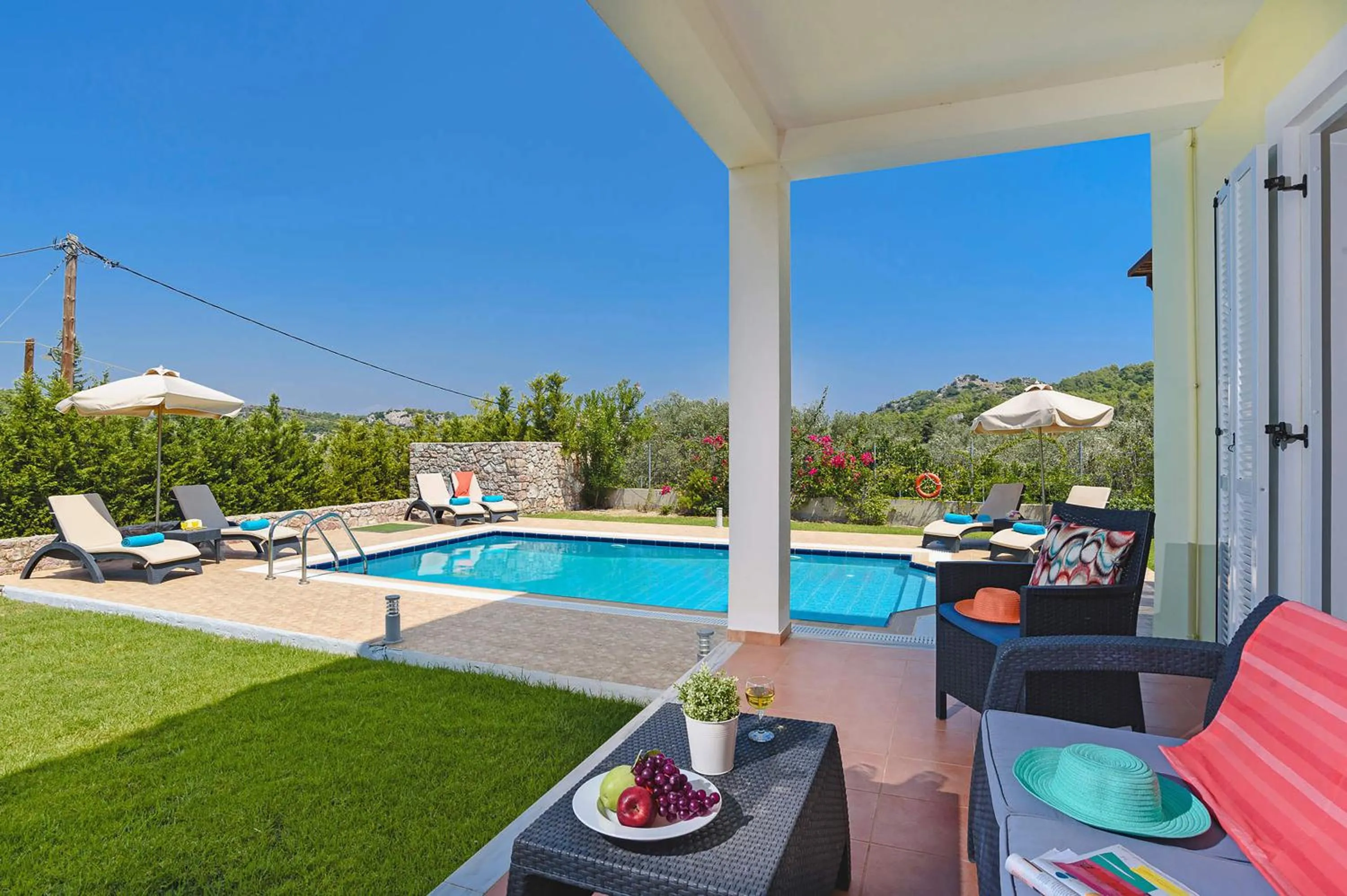 Pool view in Seven Springs Villas