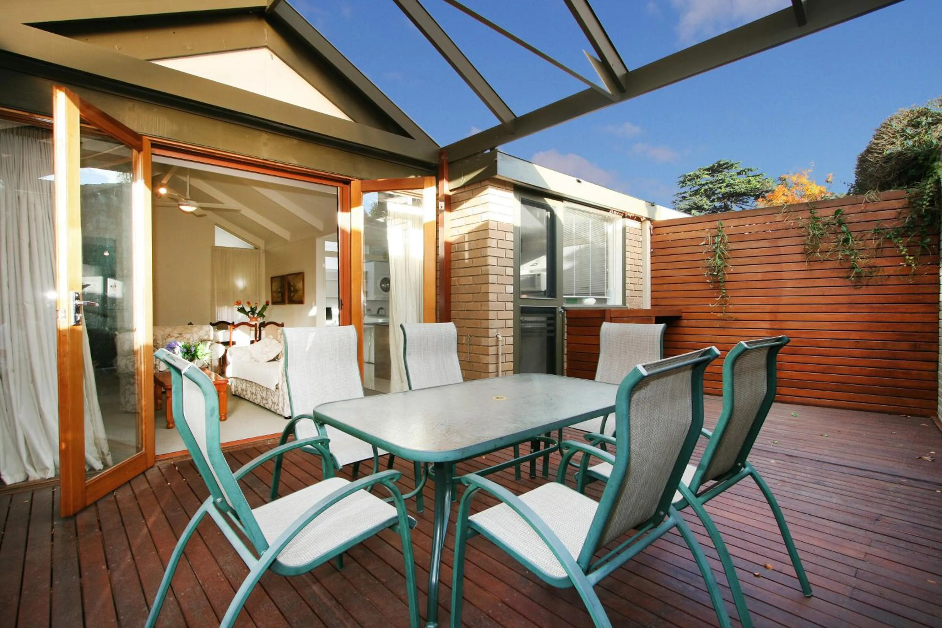 Balcony/Terrace in Wattle Holiday Rental