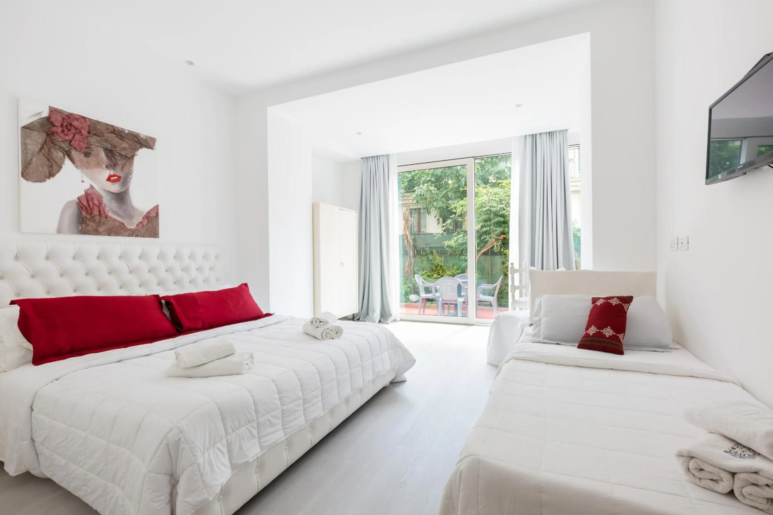 Bedroom, Bed in Hotel Cavallino Bianco