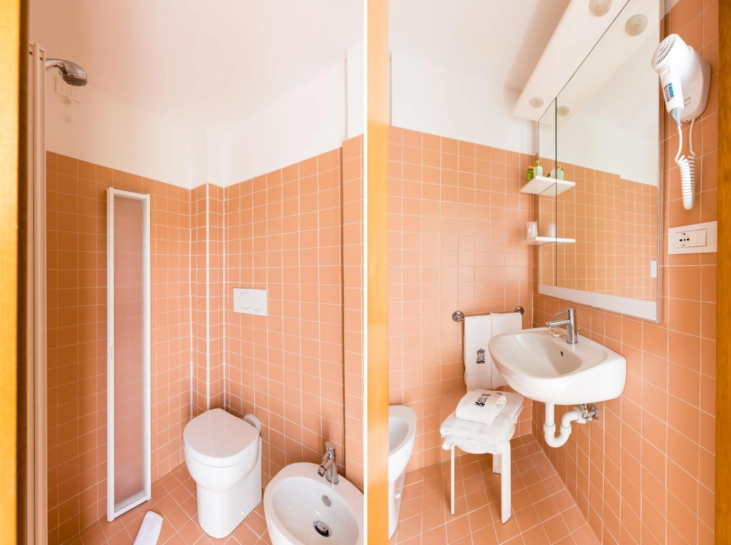 Bathroom in Hotel Cavallino Bianco