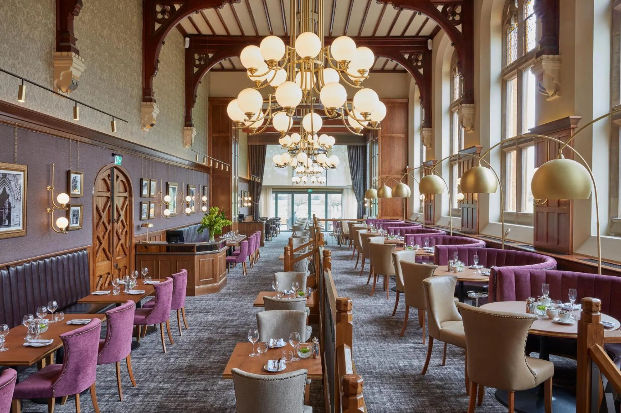 Dining area in Stanbrook Abbey Hotel, Worcester