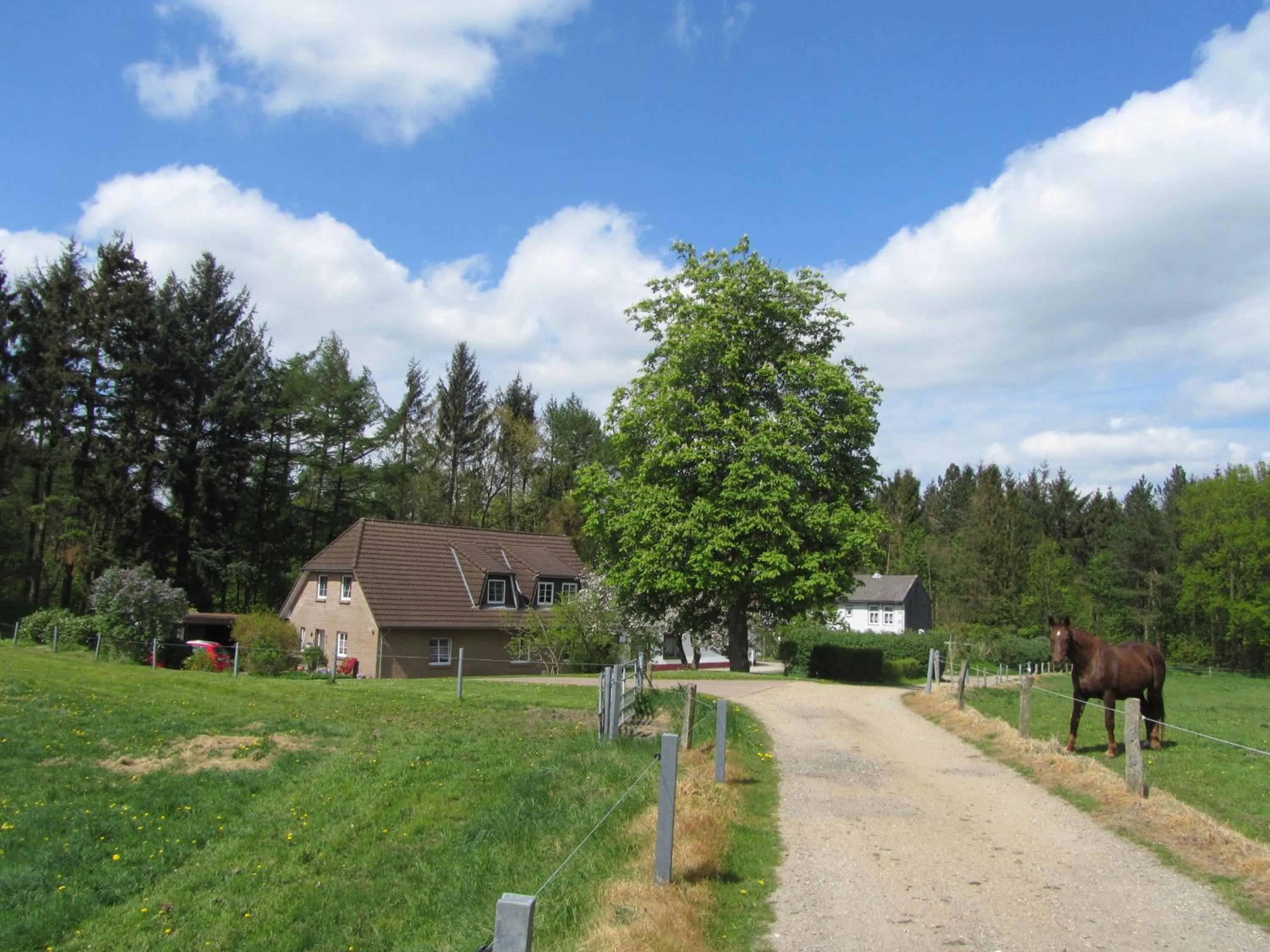 Property building in Ferienwohnung Holt