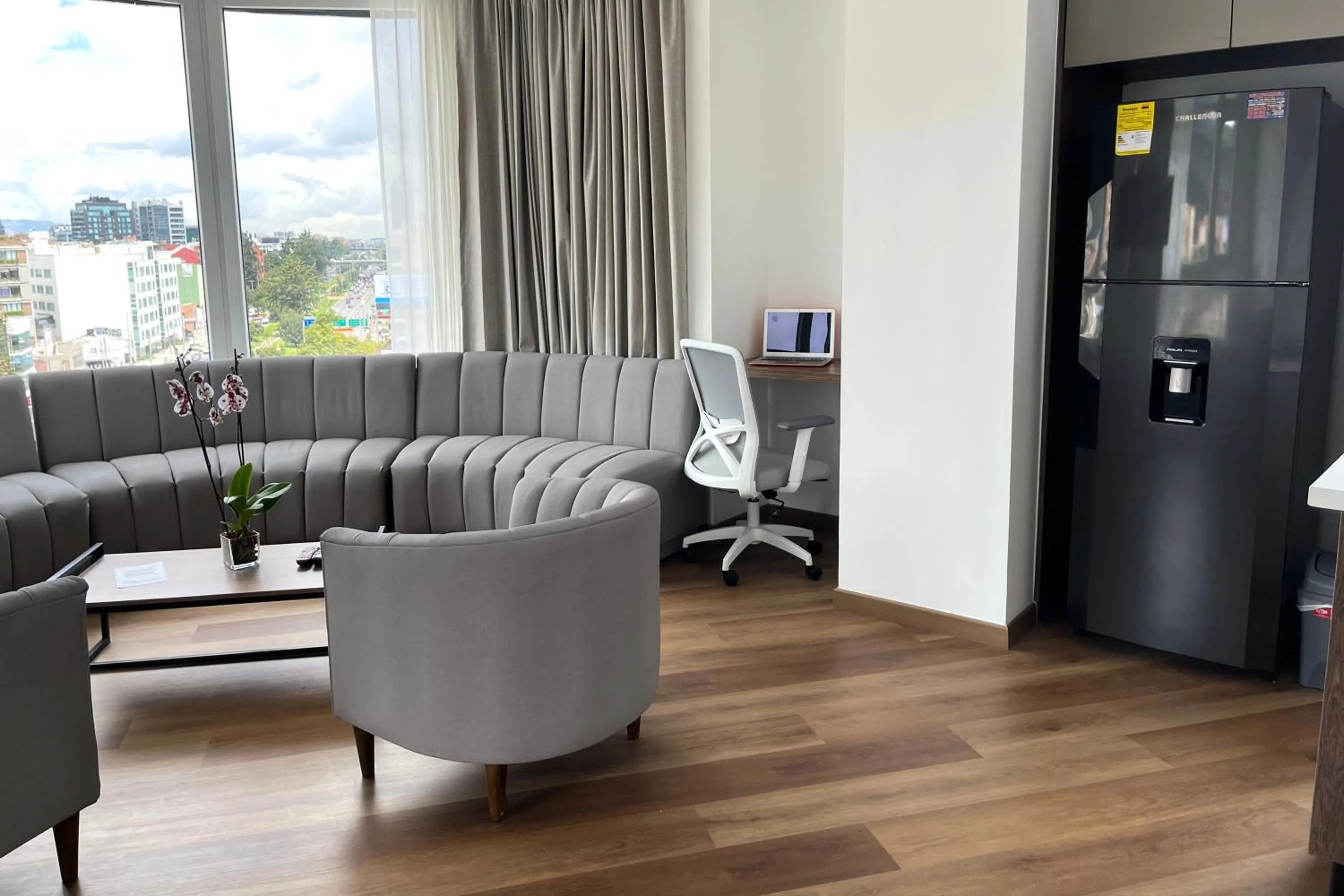 Living room in VOU Suites by Avia Suites