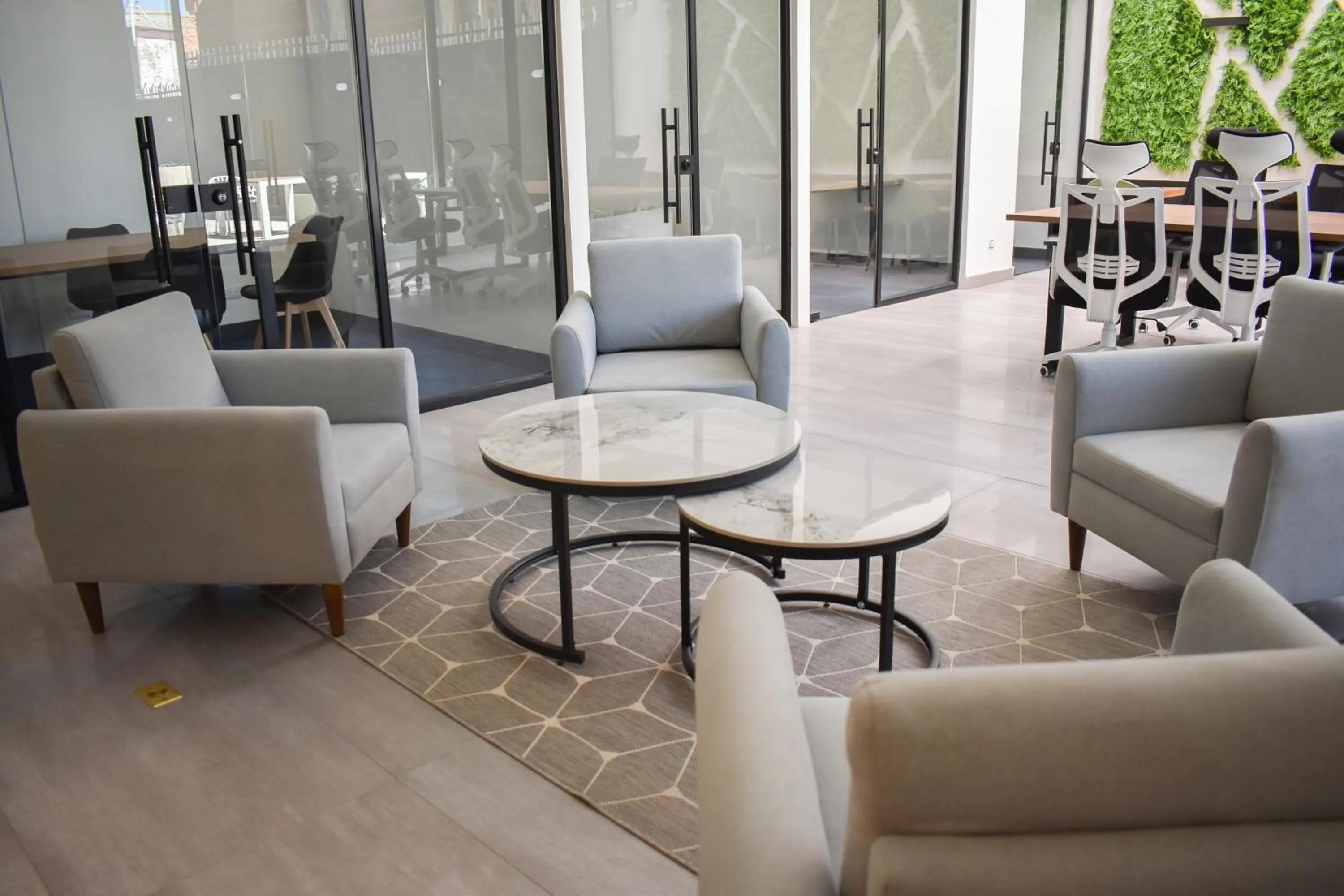 Living room in VOU Suites by Avia Suites