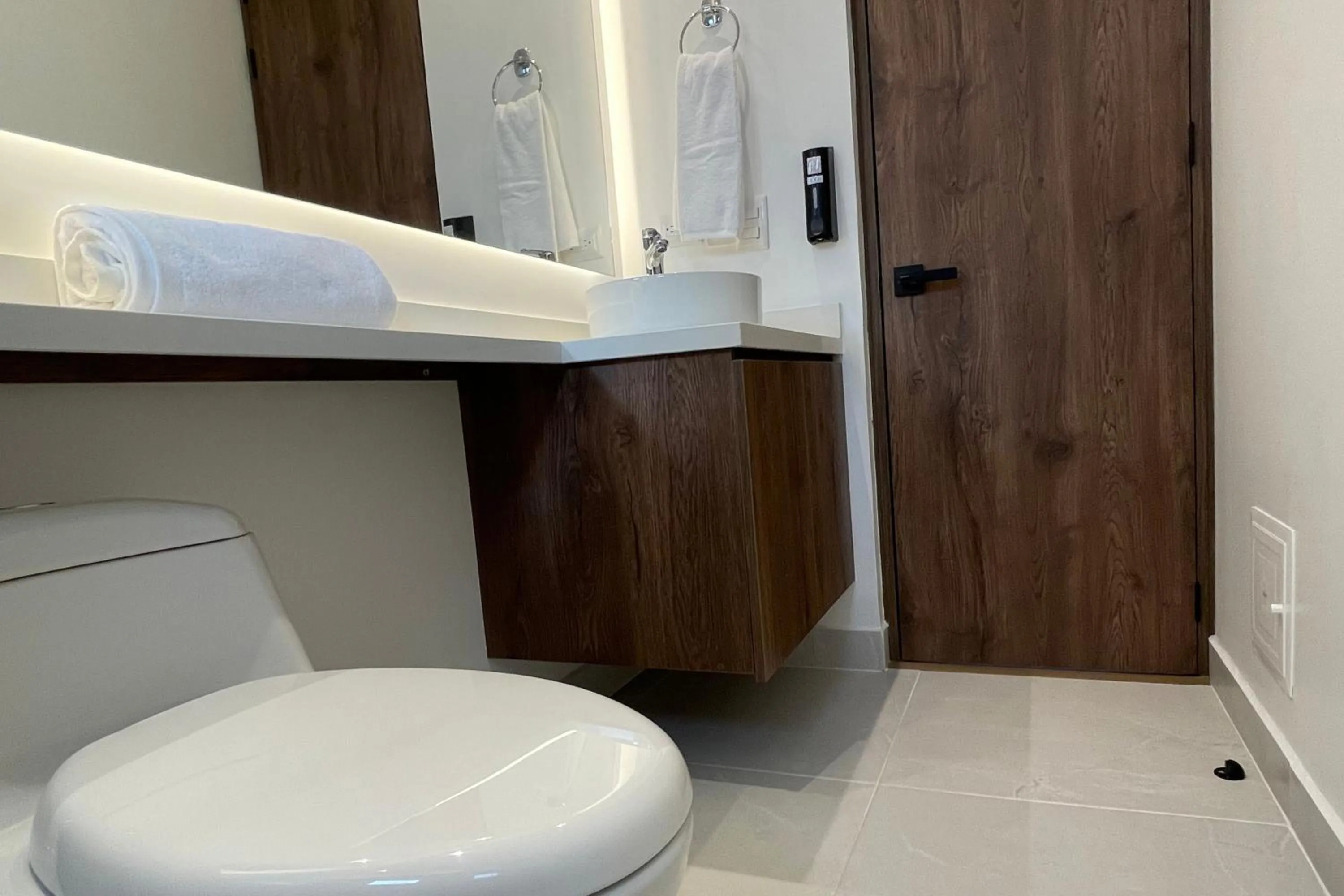 Bathroom in VOU Suites by Avia Suites