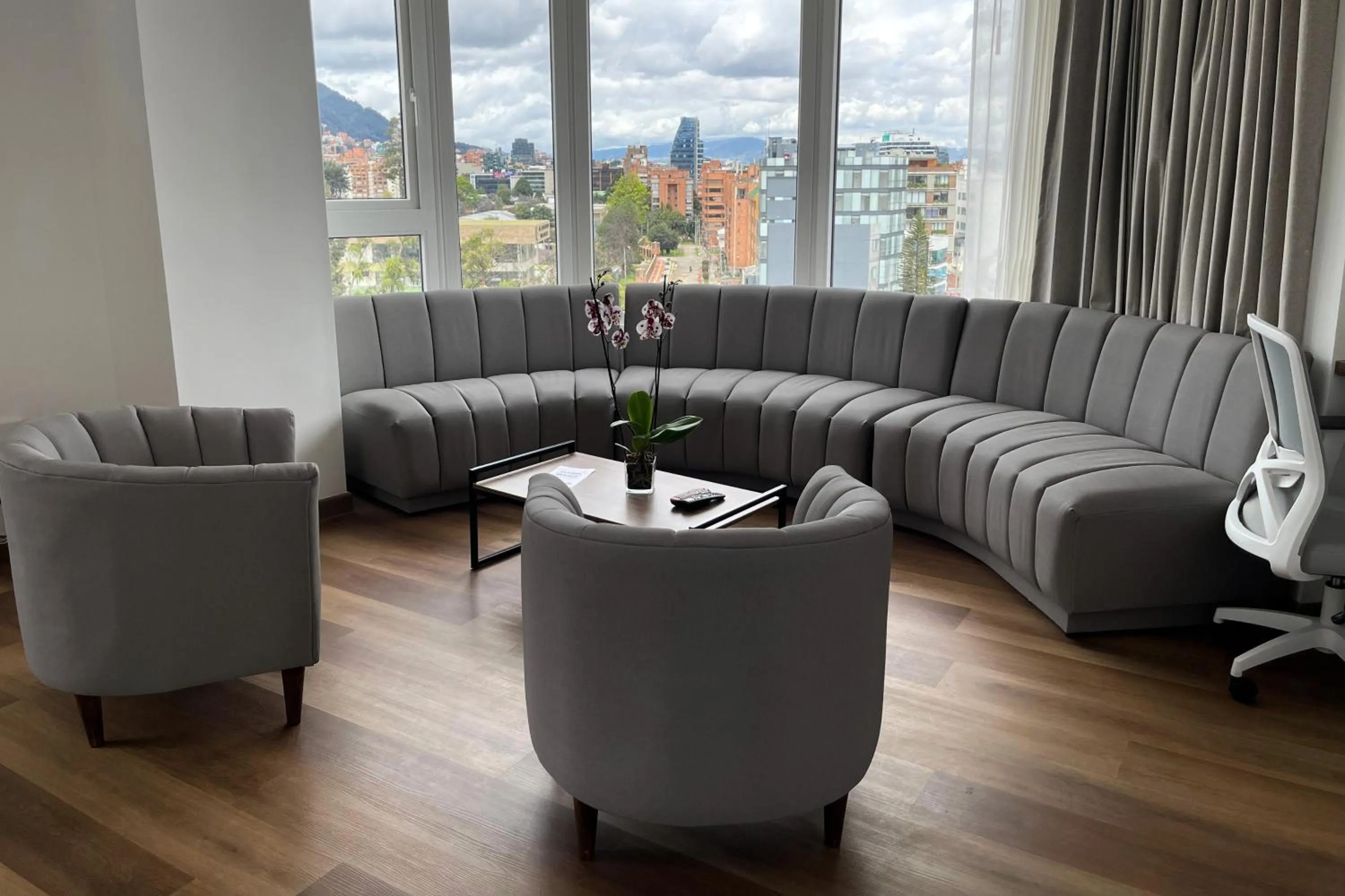 Living room in VOU Suites by Avia Suites