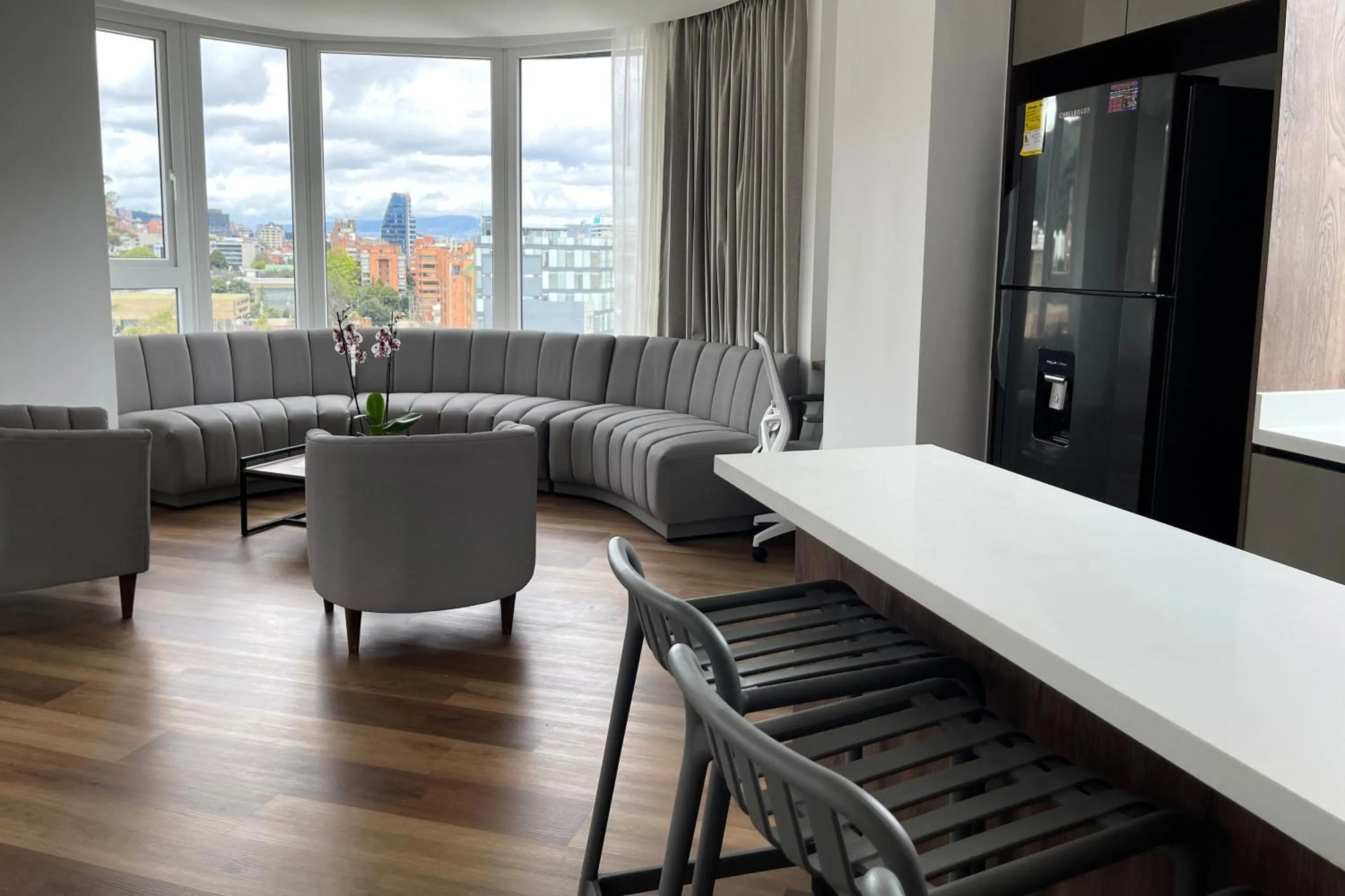 Living room in VOU Suites by Avia Suites