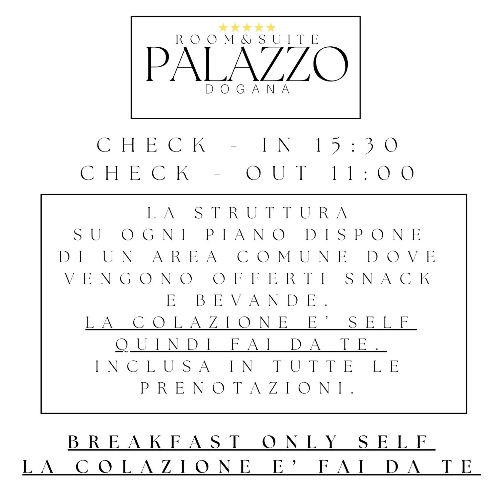 Breakfast in Palazzo Dogana Room&Suite