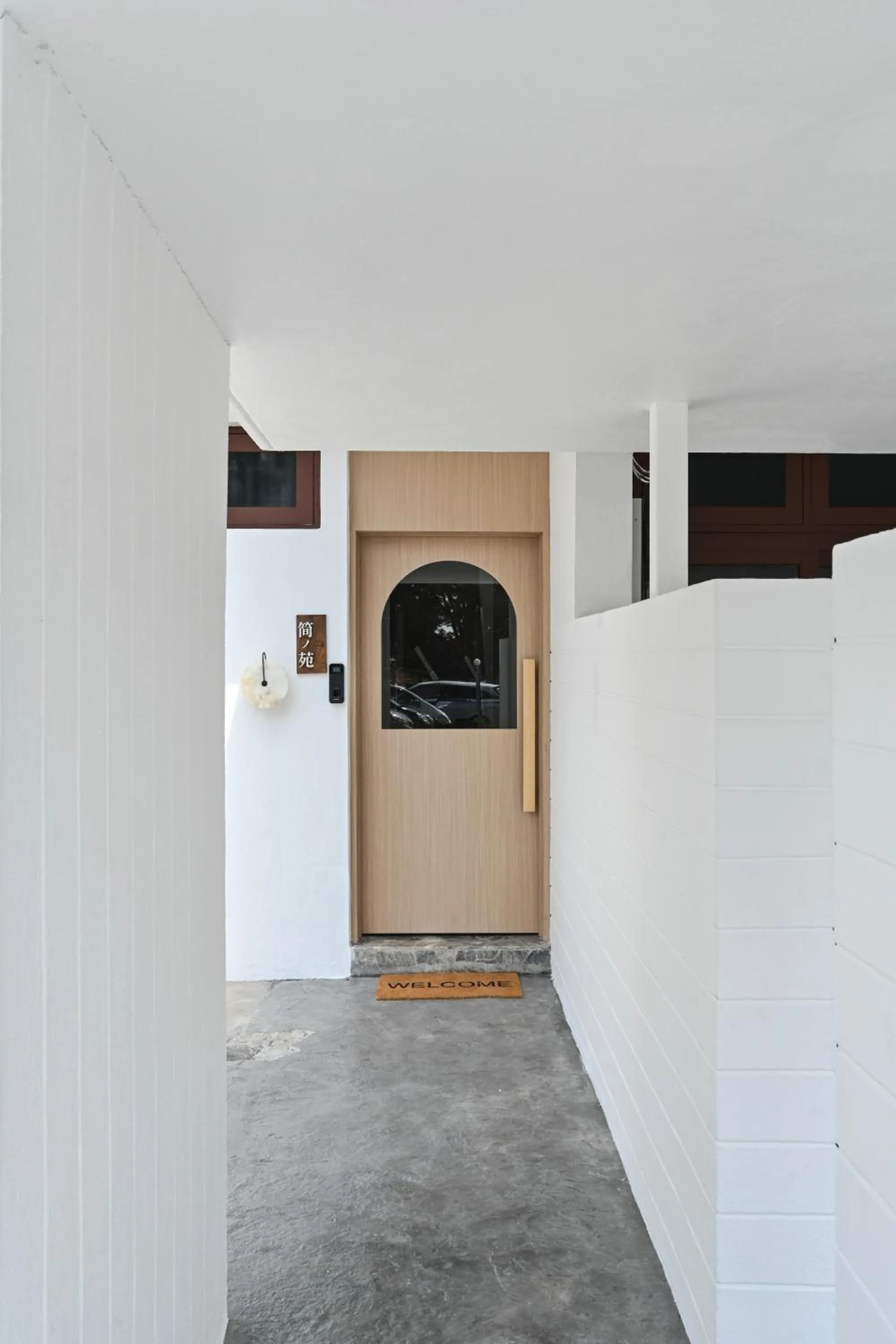 Facade/entrance in Simple Sanctuary Tanjung Tokong