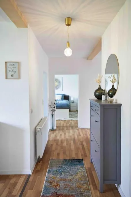 Large 2BR Apart up to 5 ppl, Work&Long Stay, BASF with Strong Wifi