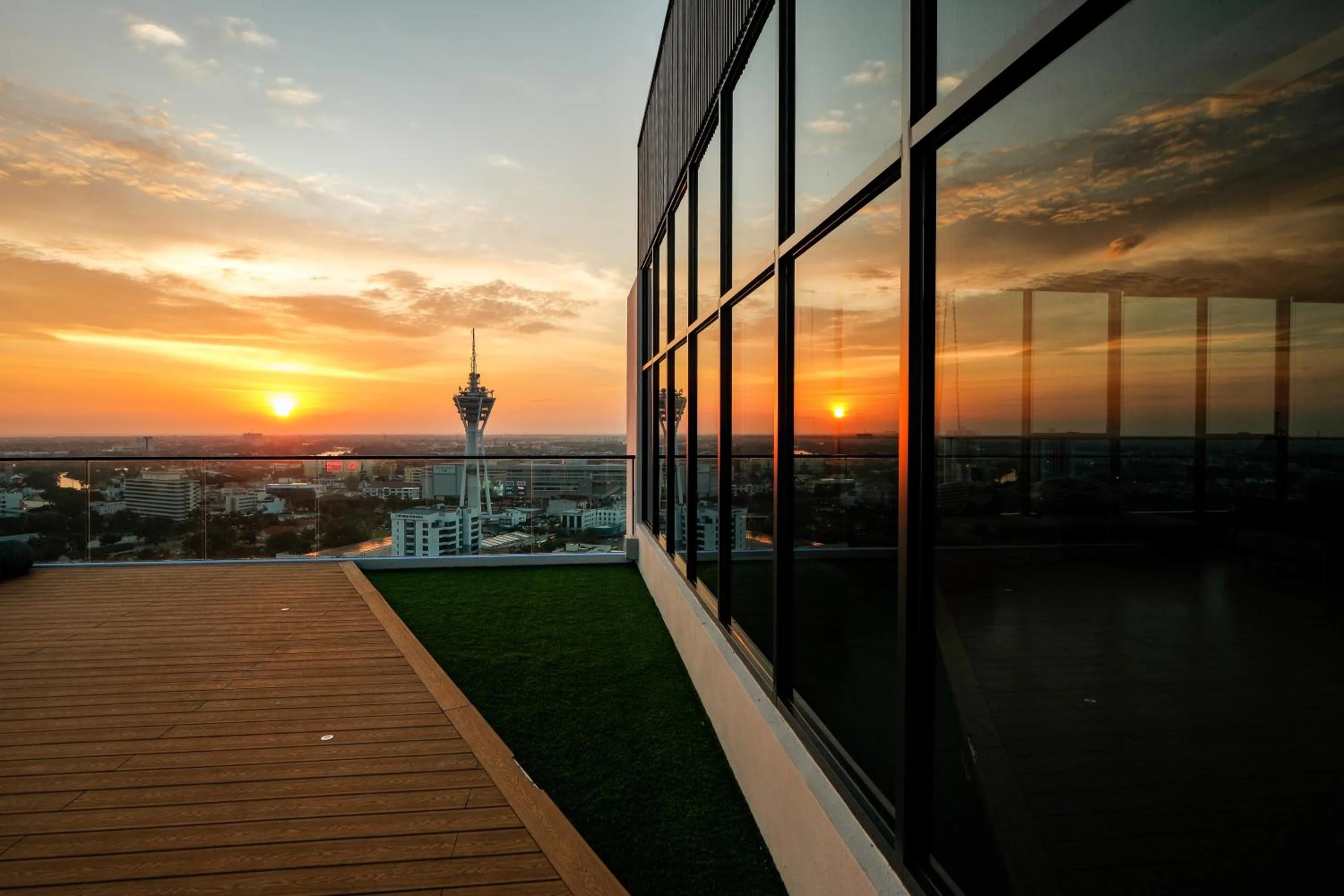 Balcony/Terrace in G Residence Sky Suite