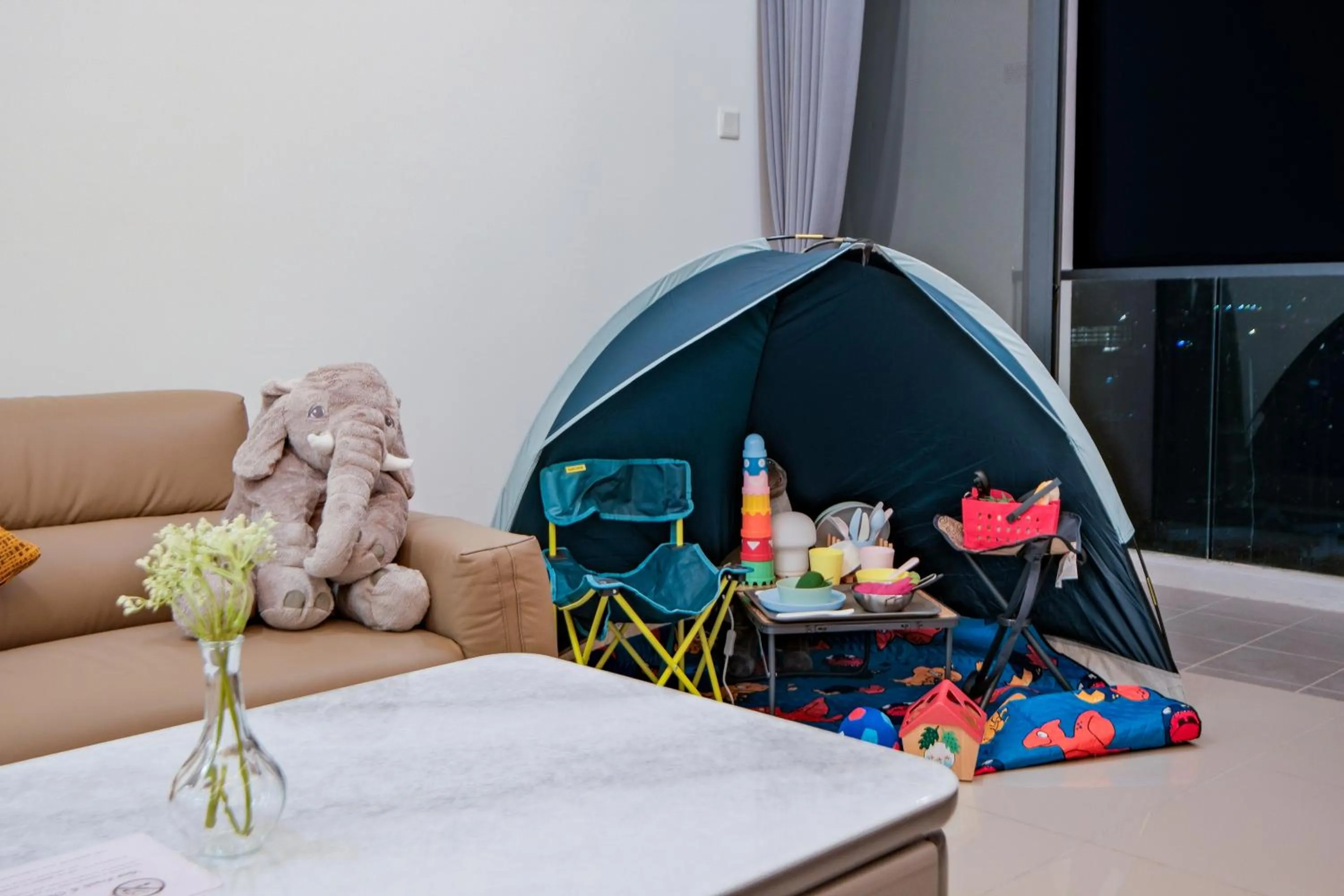 Living room in G Residence Sky Suite