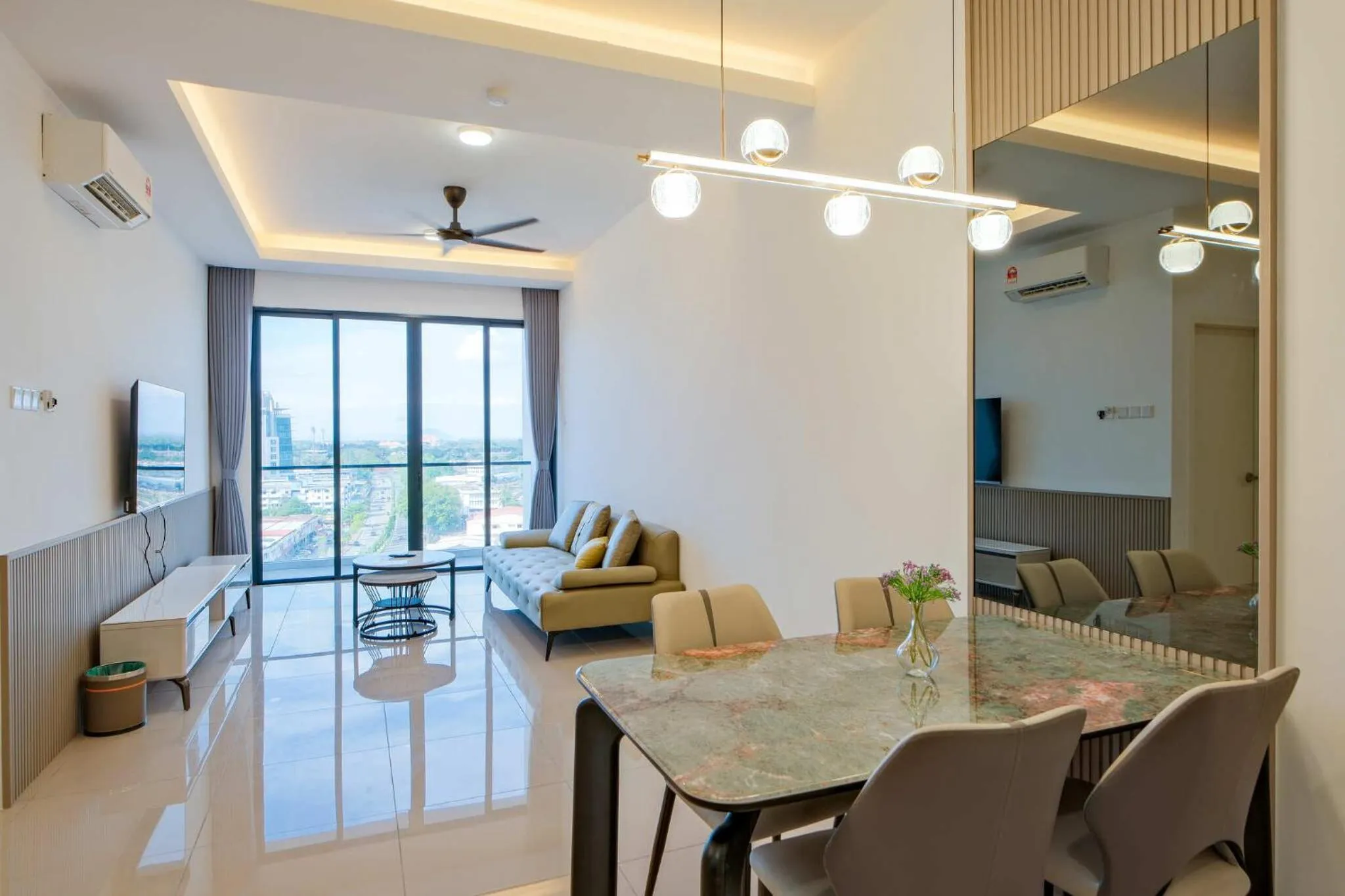 Living room in G Residence Sky Suite