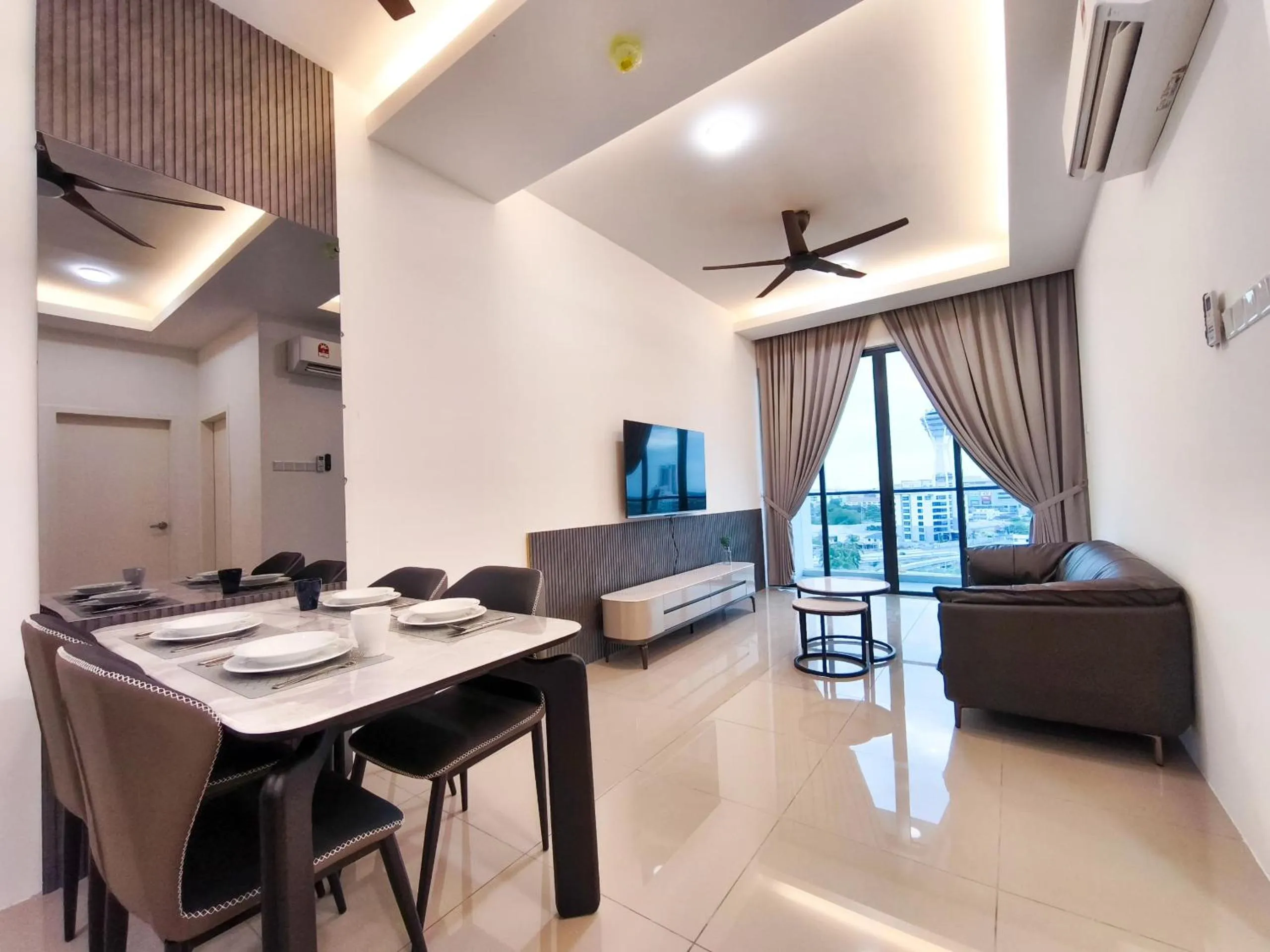 Living room in G Residence Sky Suite