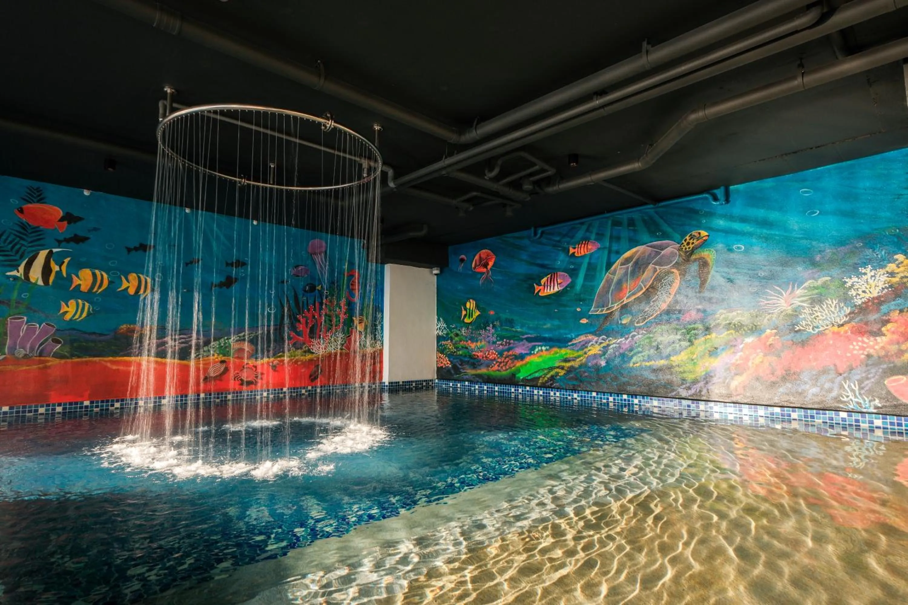 Swimming pool in G Residence Sky Suite