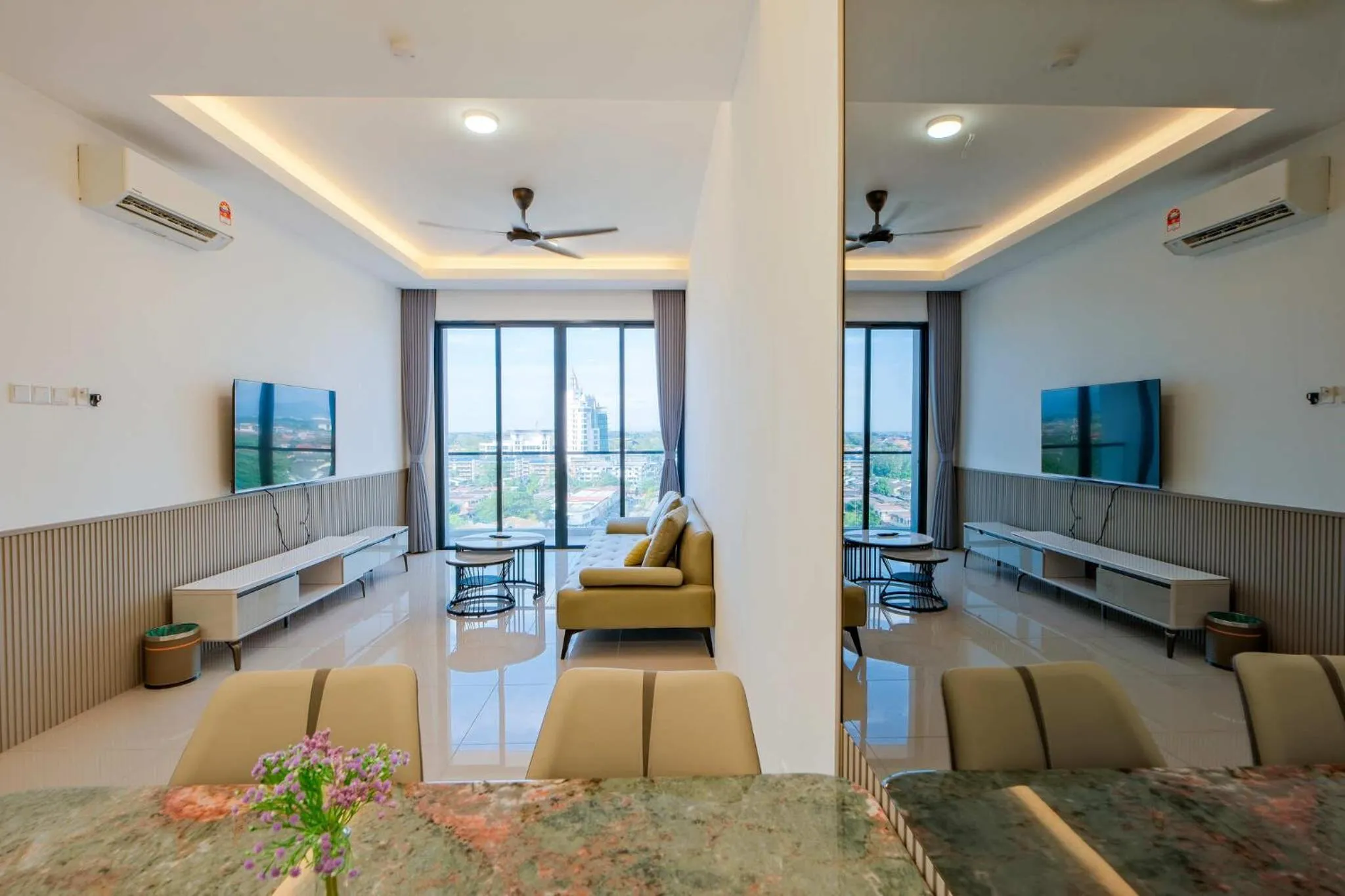 Living room in G Residence Sky Suite