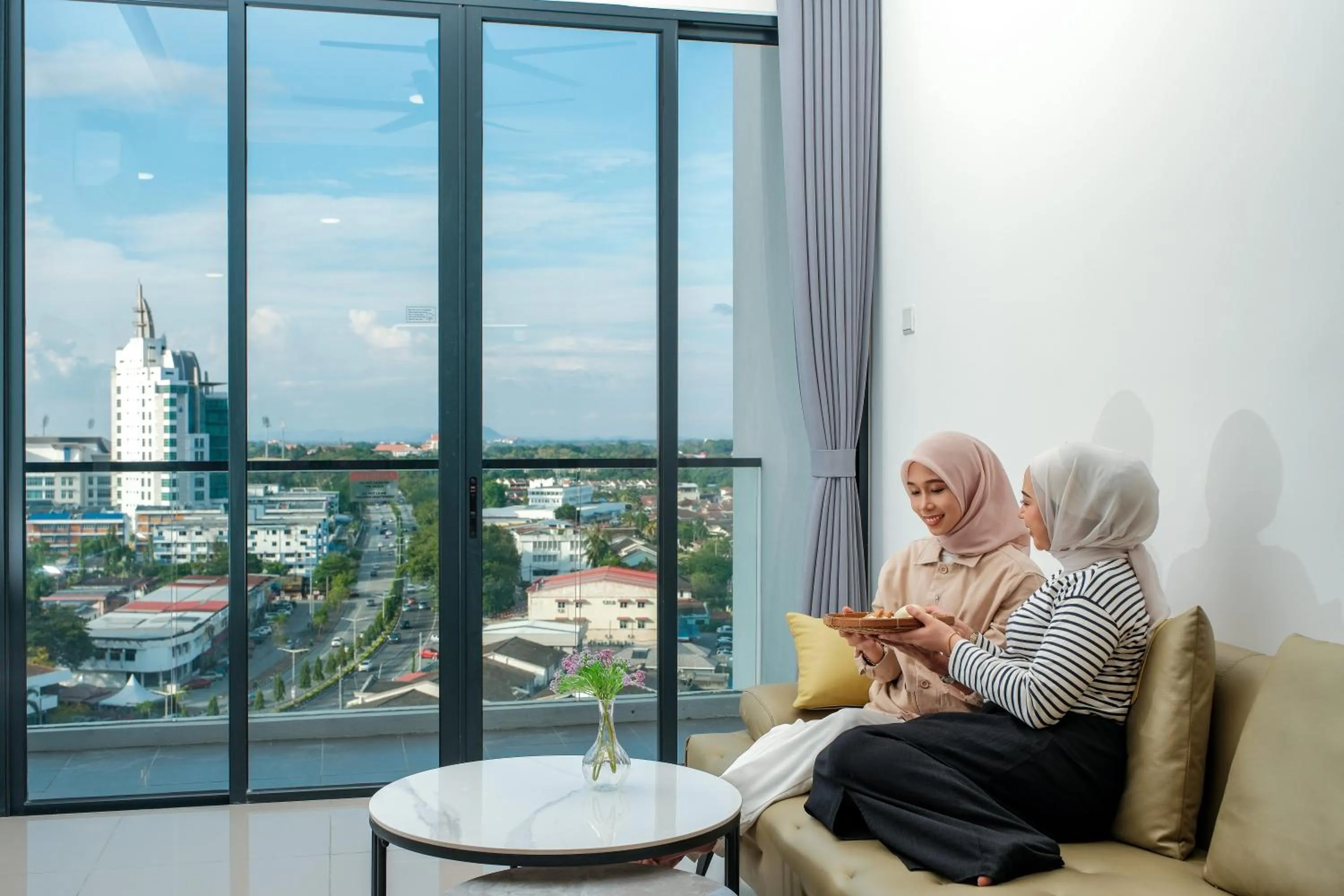 People in G Residence Sky Suite