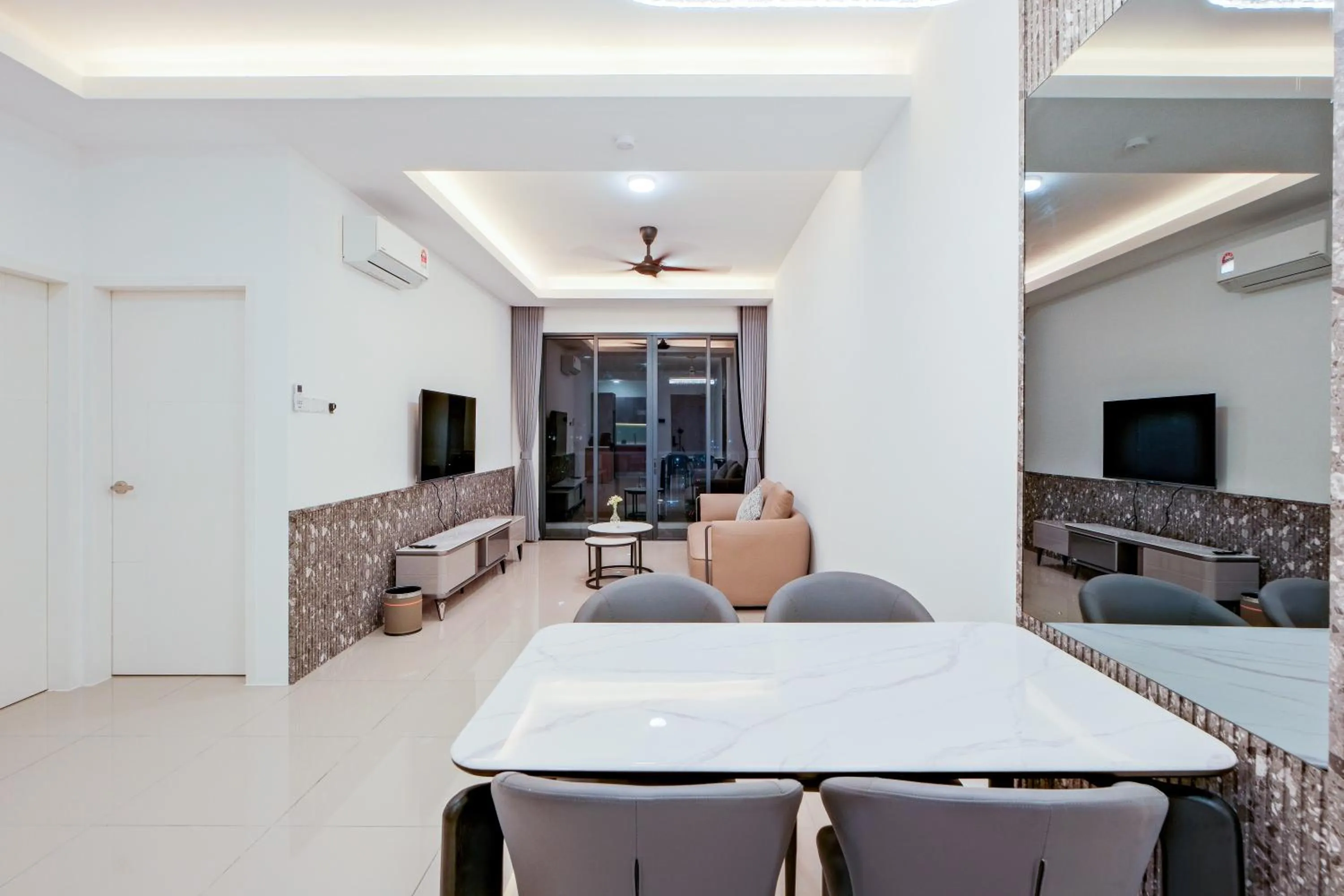 Living room in G Residence Sky Suite