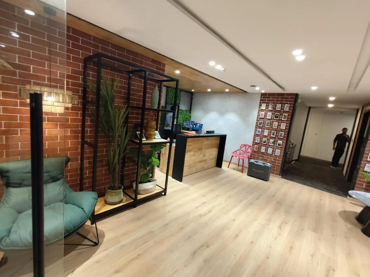 Seating area in Casa Hotel, Jubilee Hills