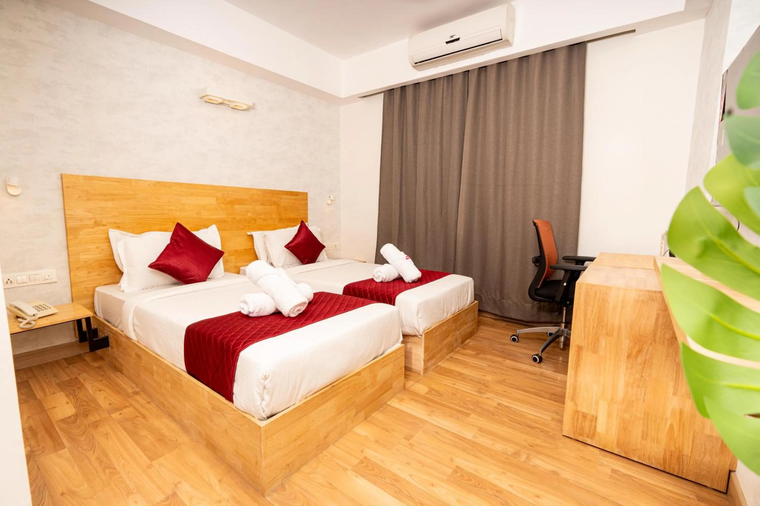 Bed in Casa Hotel, Jubilee Hills