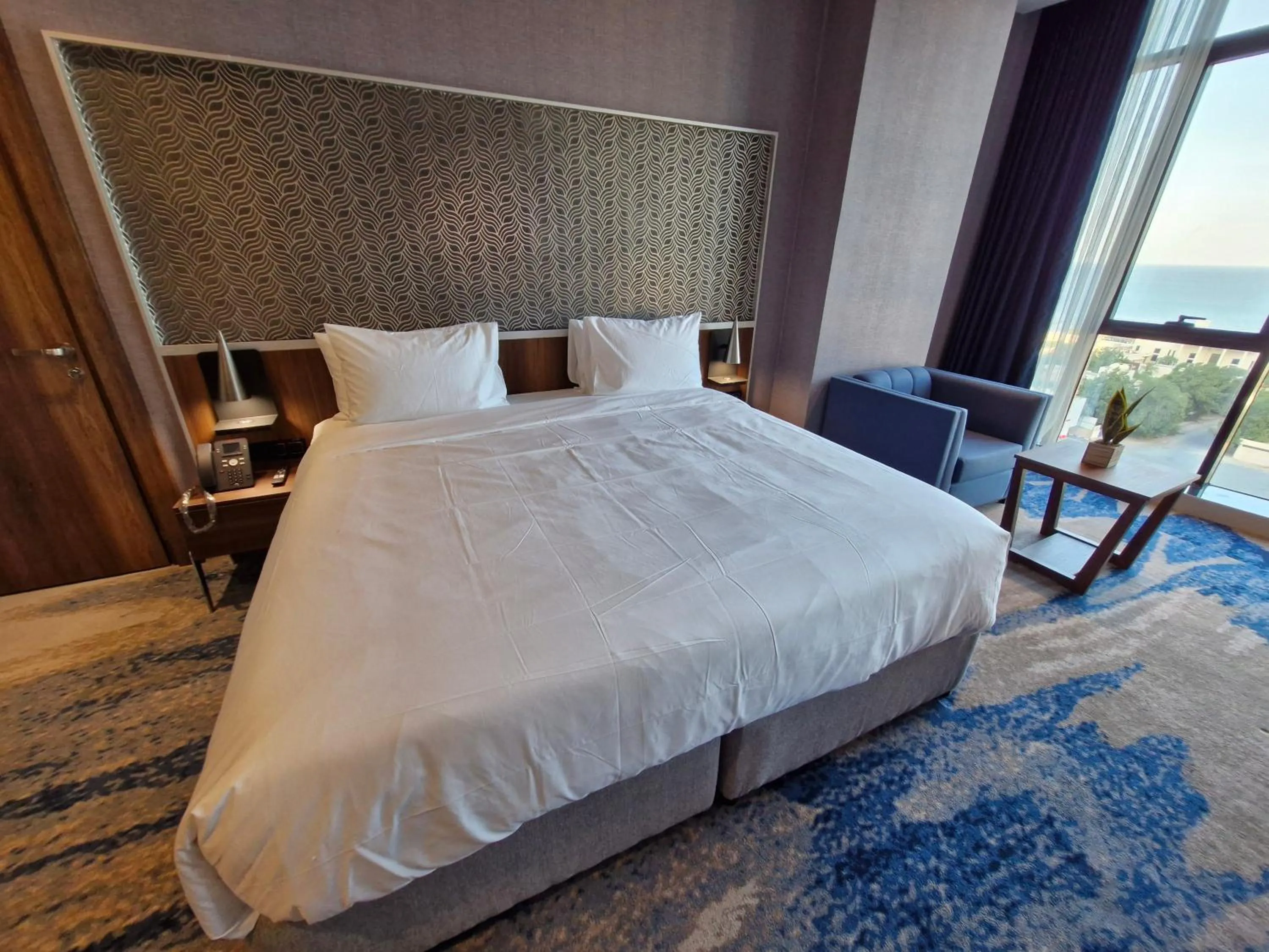 Bed in Ocean View Hotel Kuwait