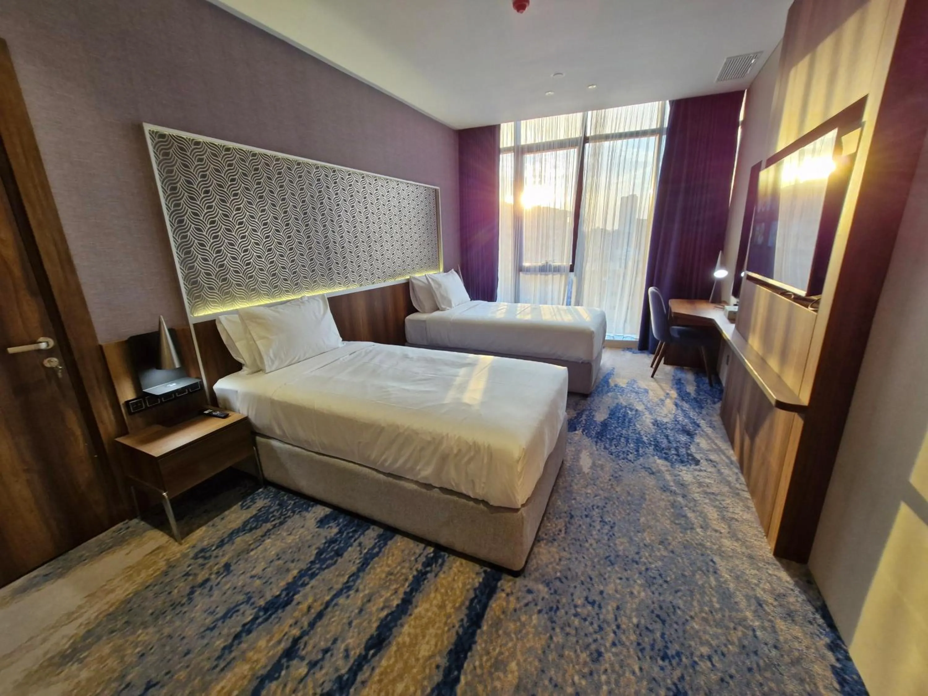 Bed in Ocean View Hotel Kuwait