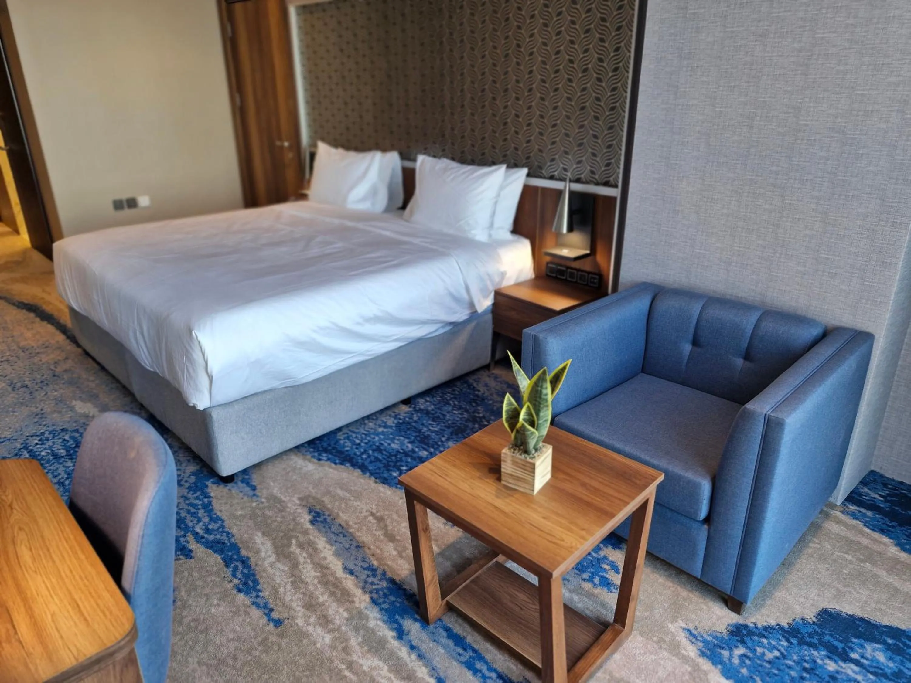 Bed in Ocean View Hotel Kuwait