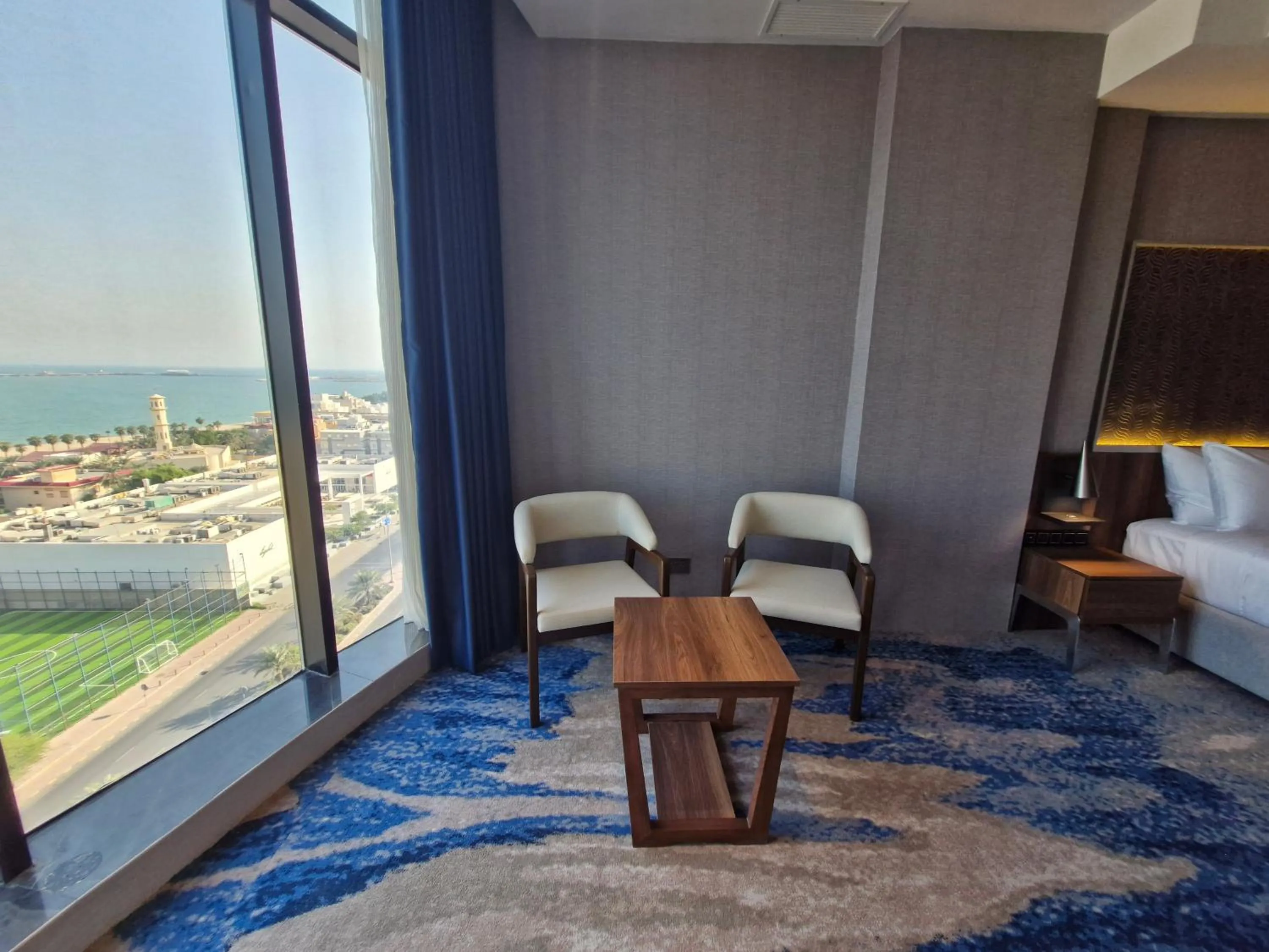 Bed in Ocean View Hotel Kuwait