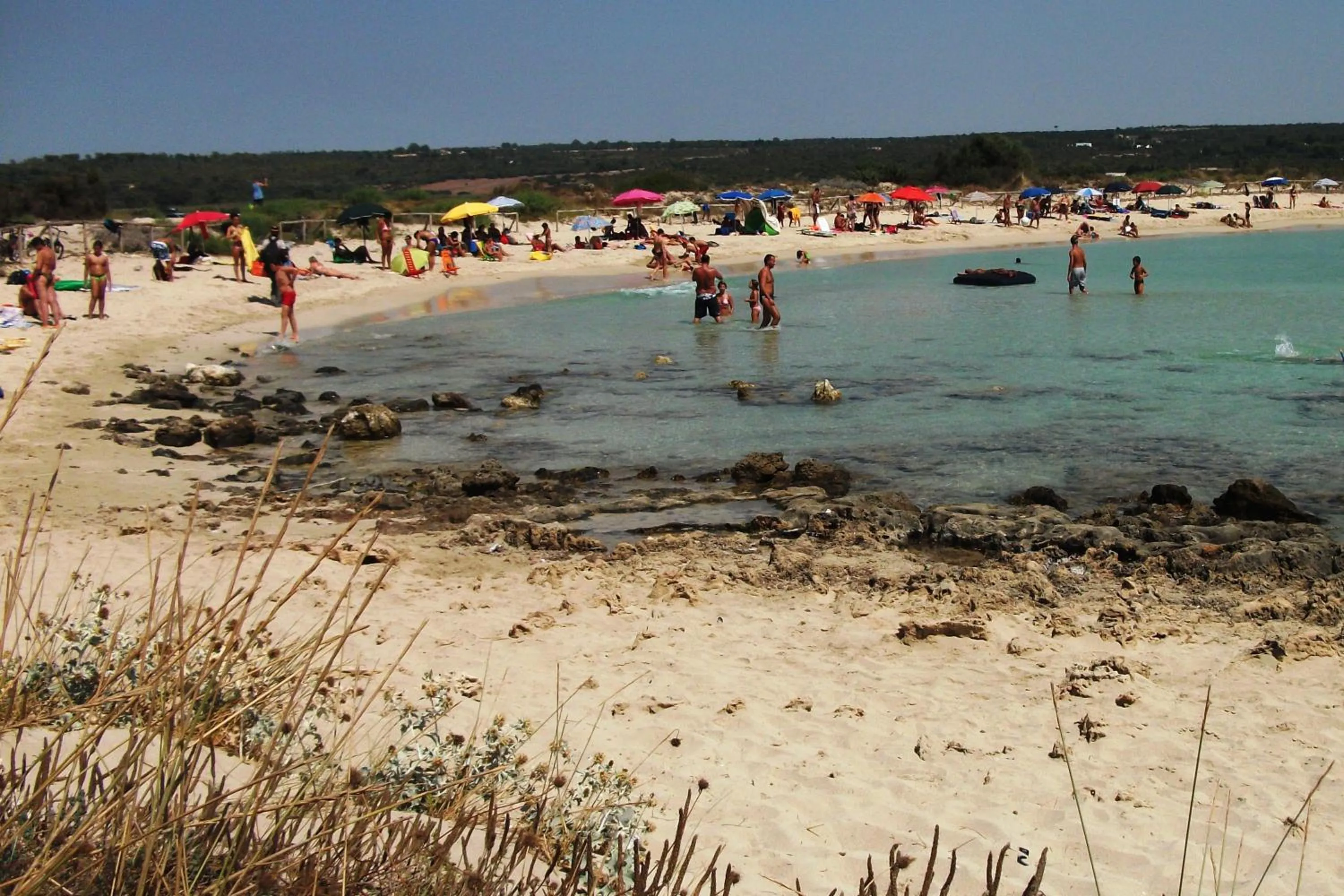 Beach in B&B La Villa