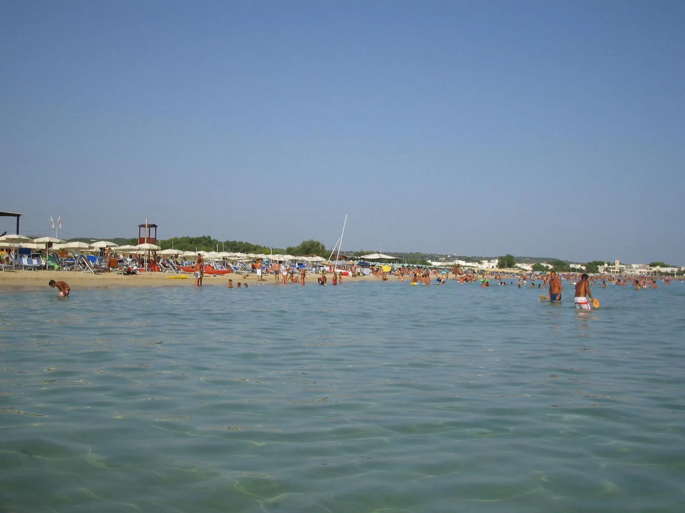 Beach in B&B La Villa