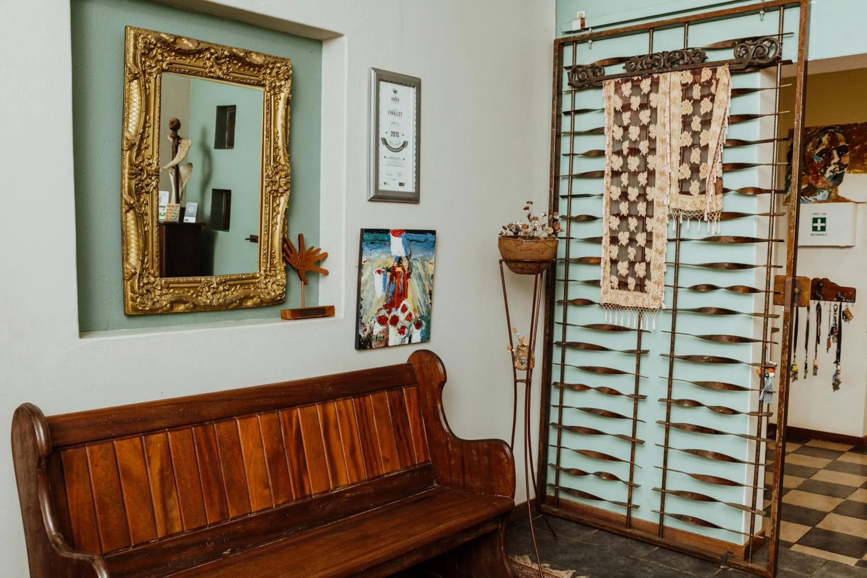 Lobby or reception in Ons Dorpshuis Guesthouse