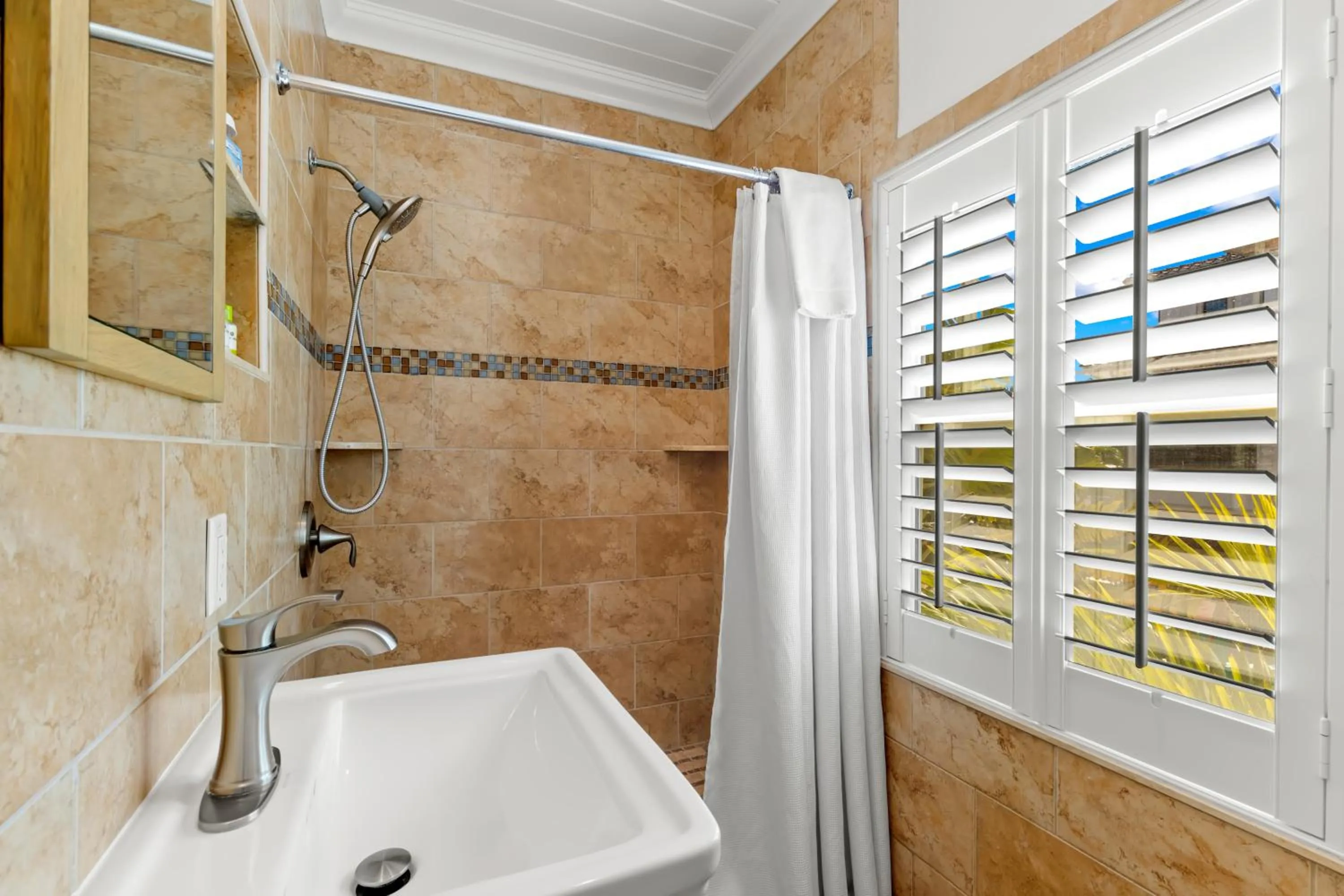 Bathroom in Inn on the Beach