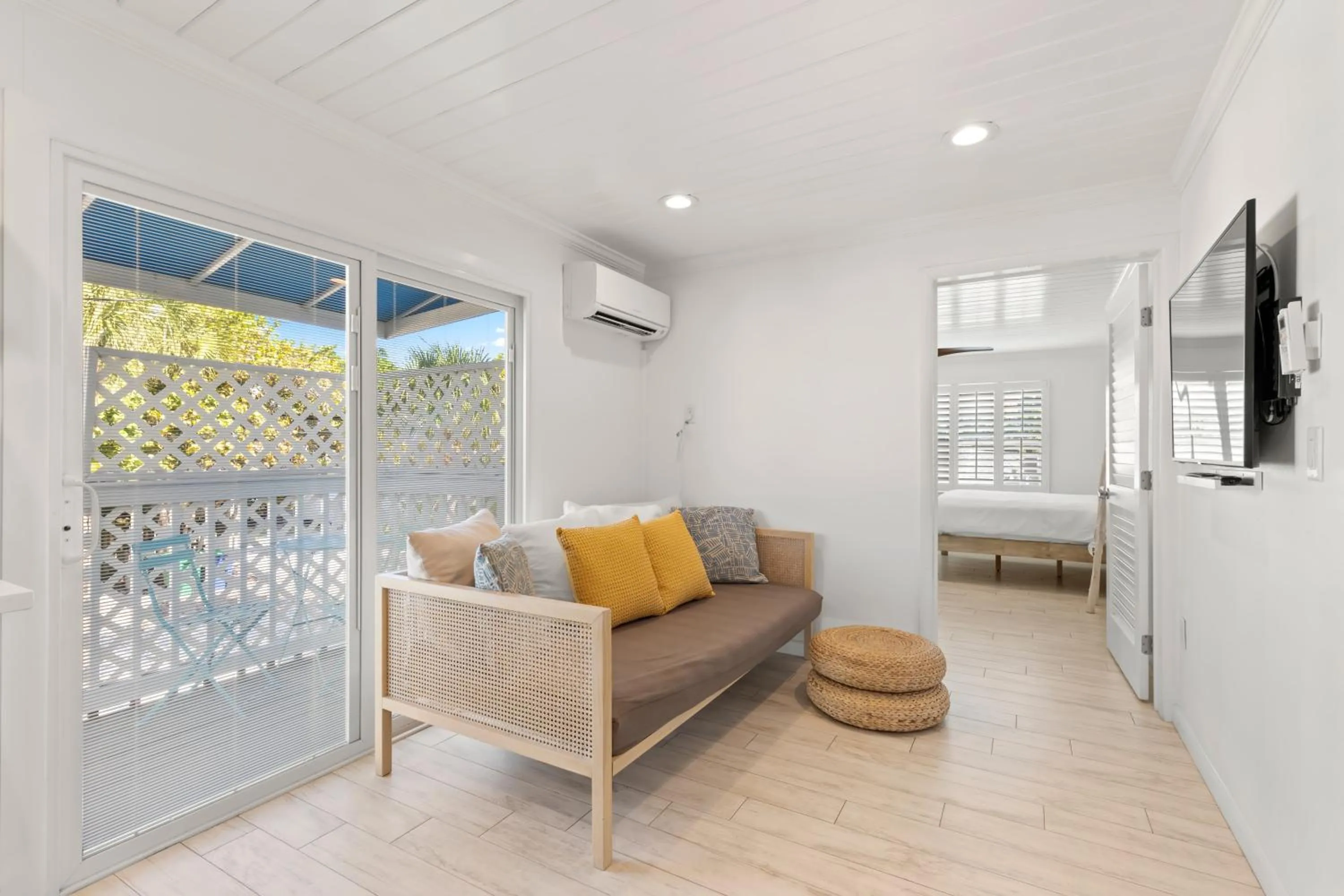Seating area in Inn on the Beach